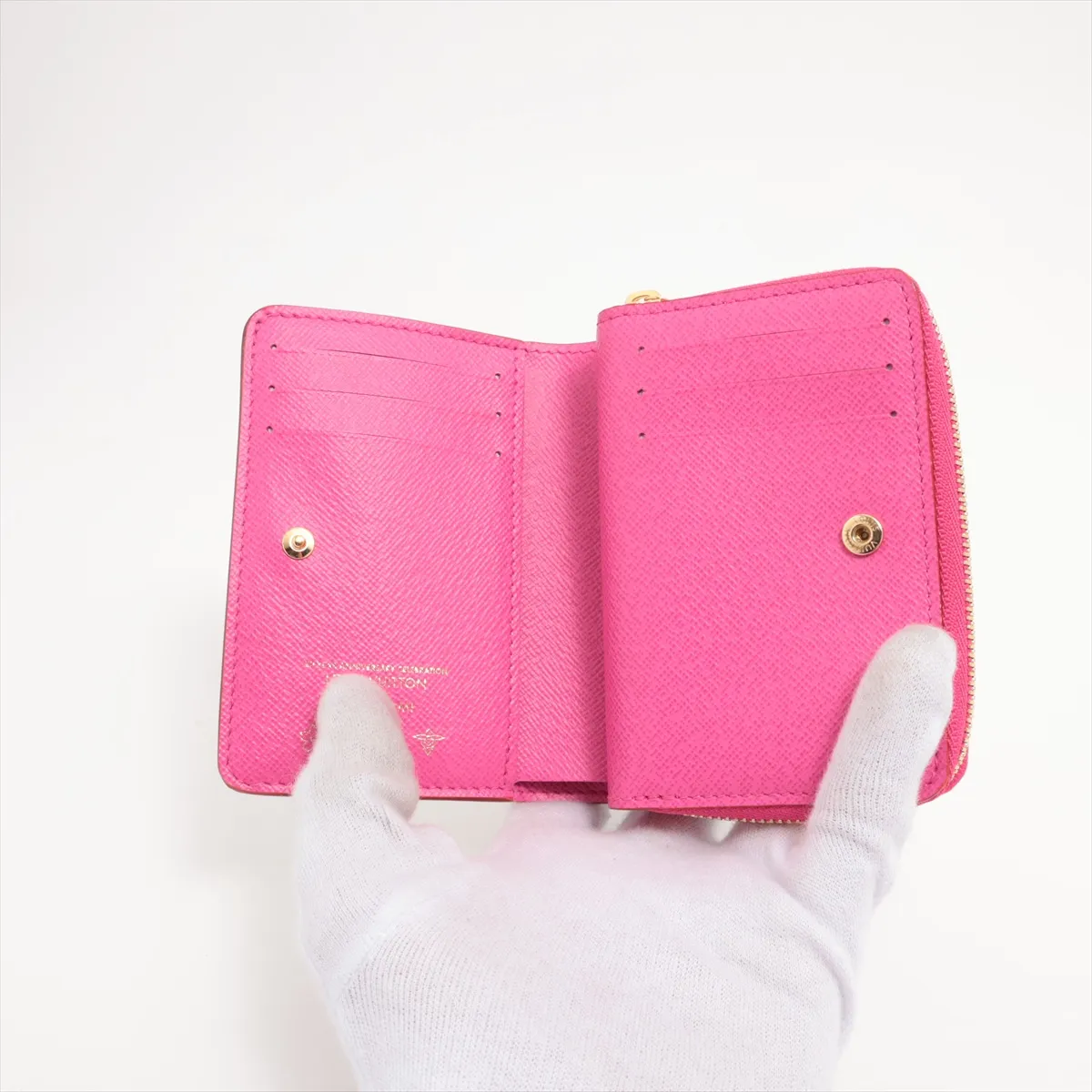 x Takashi Murakami Multicolor Portefeuille Lou M14093 Compact Wallet Bronze — view 3