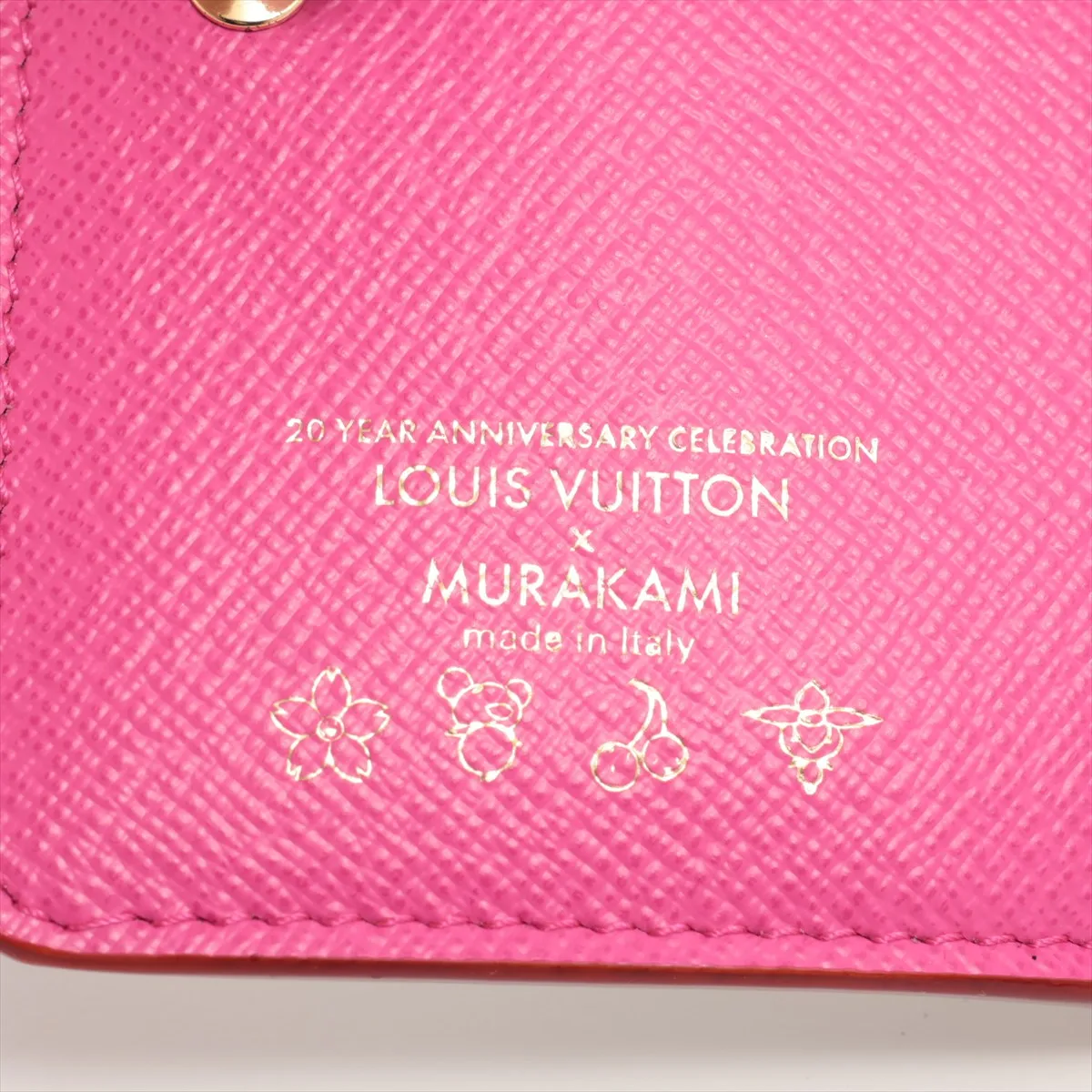 x Takashi Murakami Multicolor Portefeuille Lou M14093 Compact Wallet Bronze — view 7