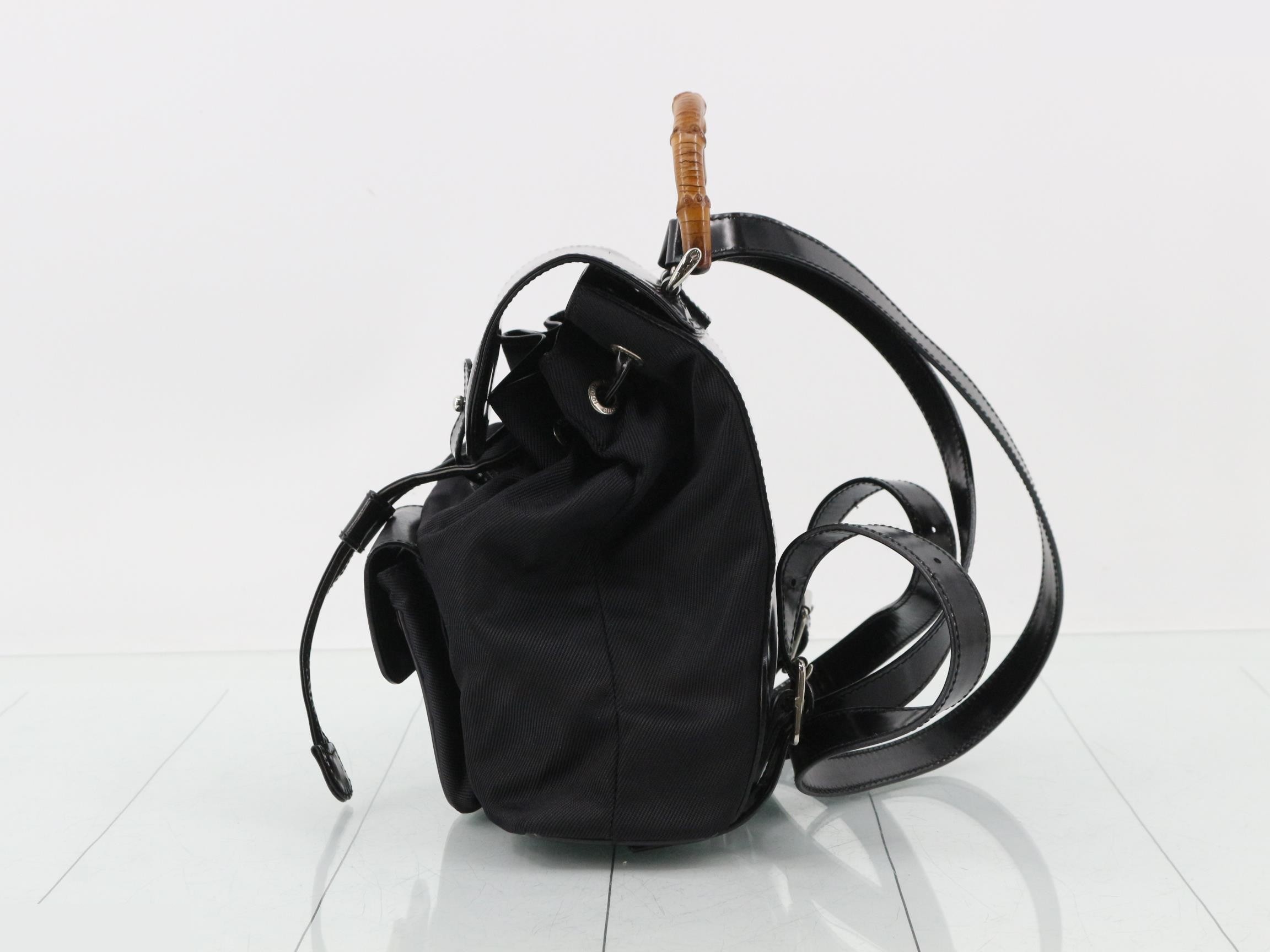 bamboo mini backpack — view 3