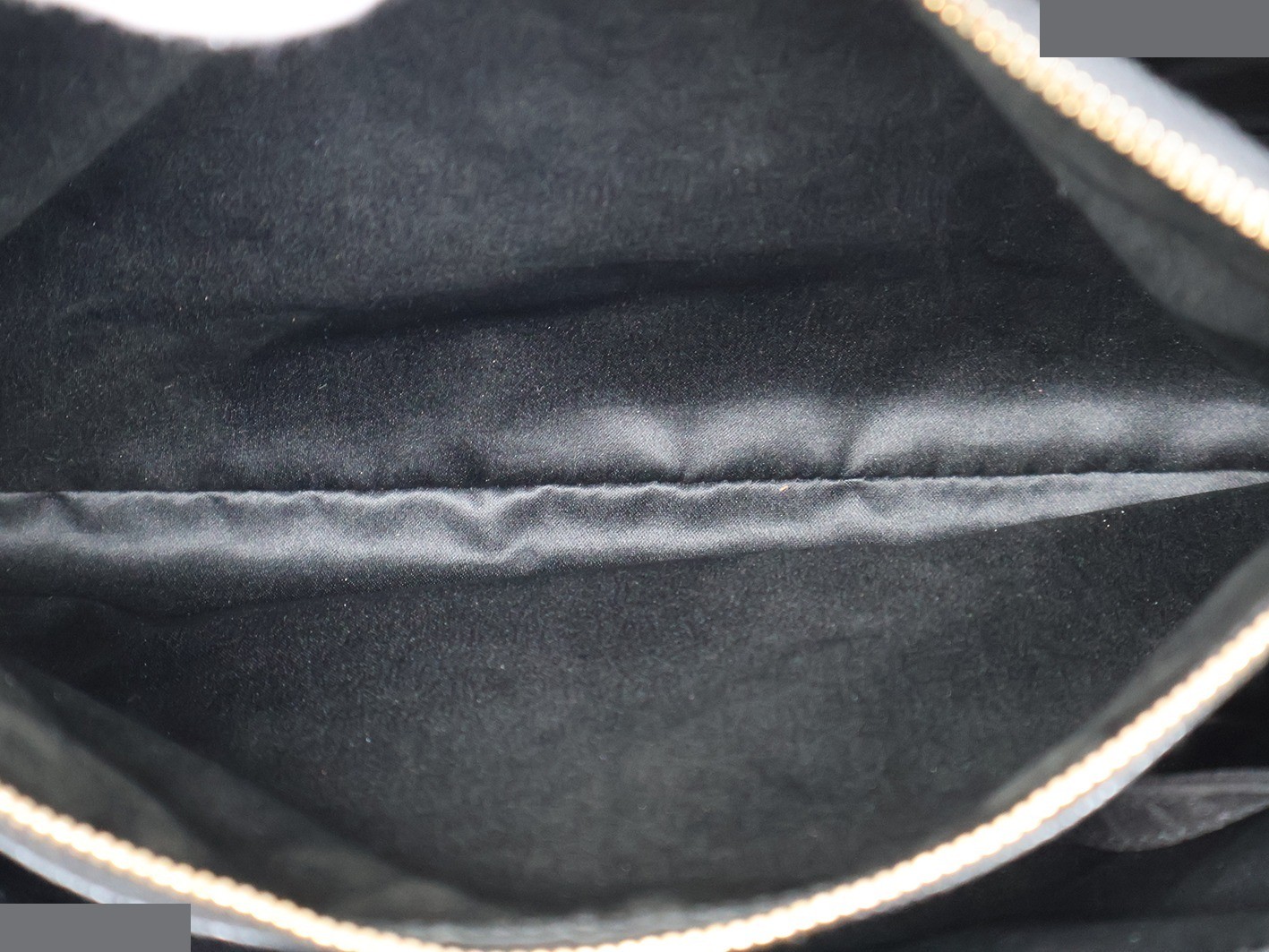 Caviar Skin GST Chain Tote Bag, Black — view 11