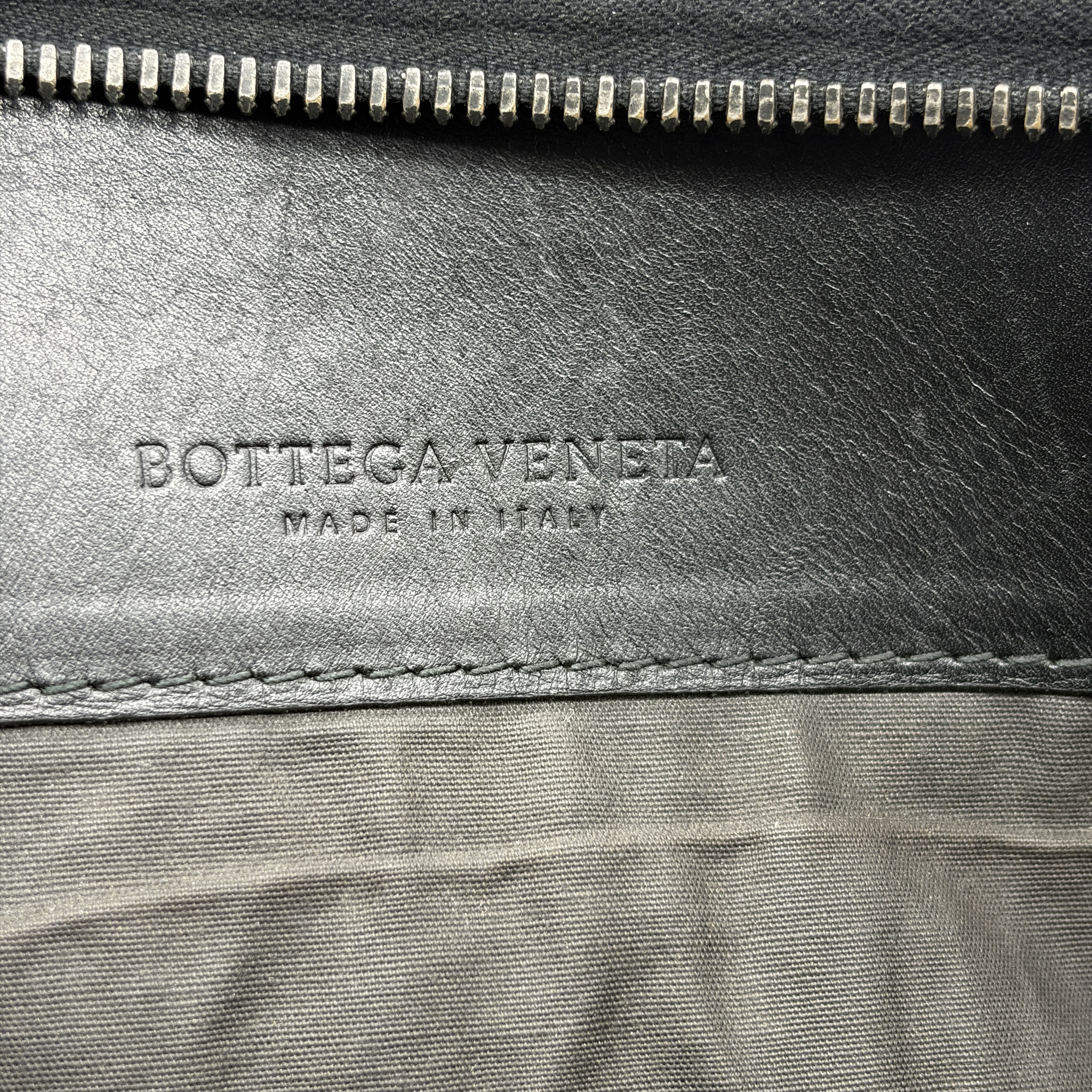 Intrecciato Leather Business Bag — view 14