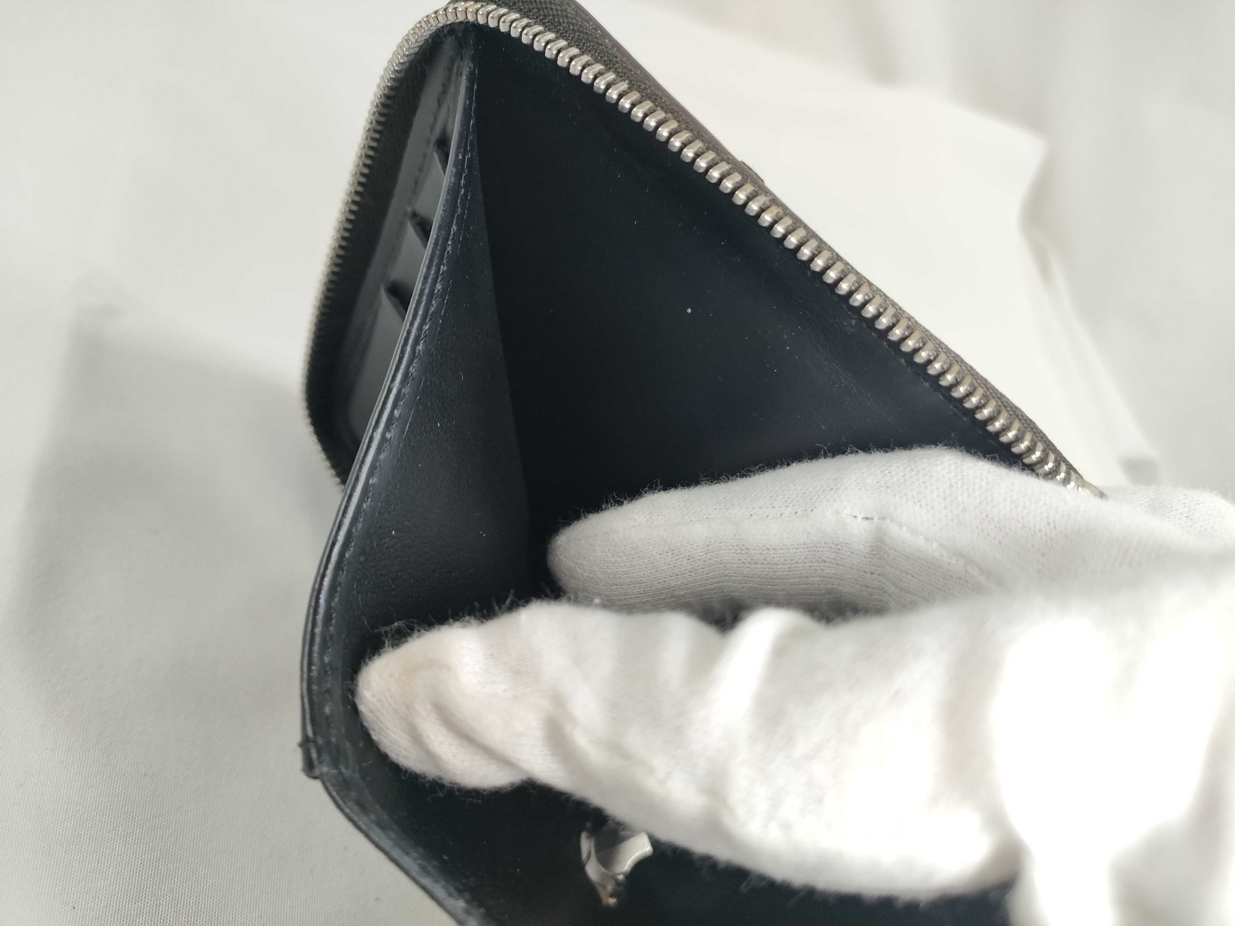 Monogram Glace Vuitton Zip Lounge Wallet Black — view 11