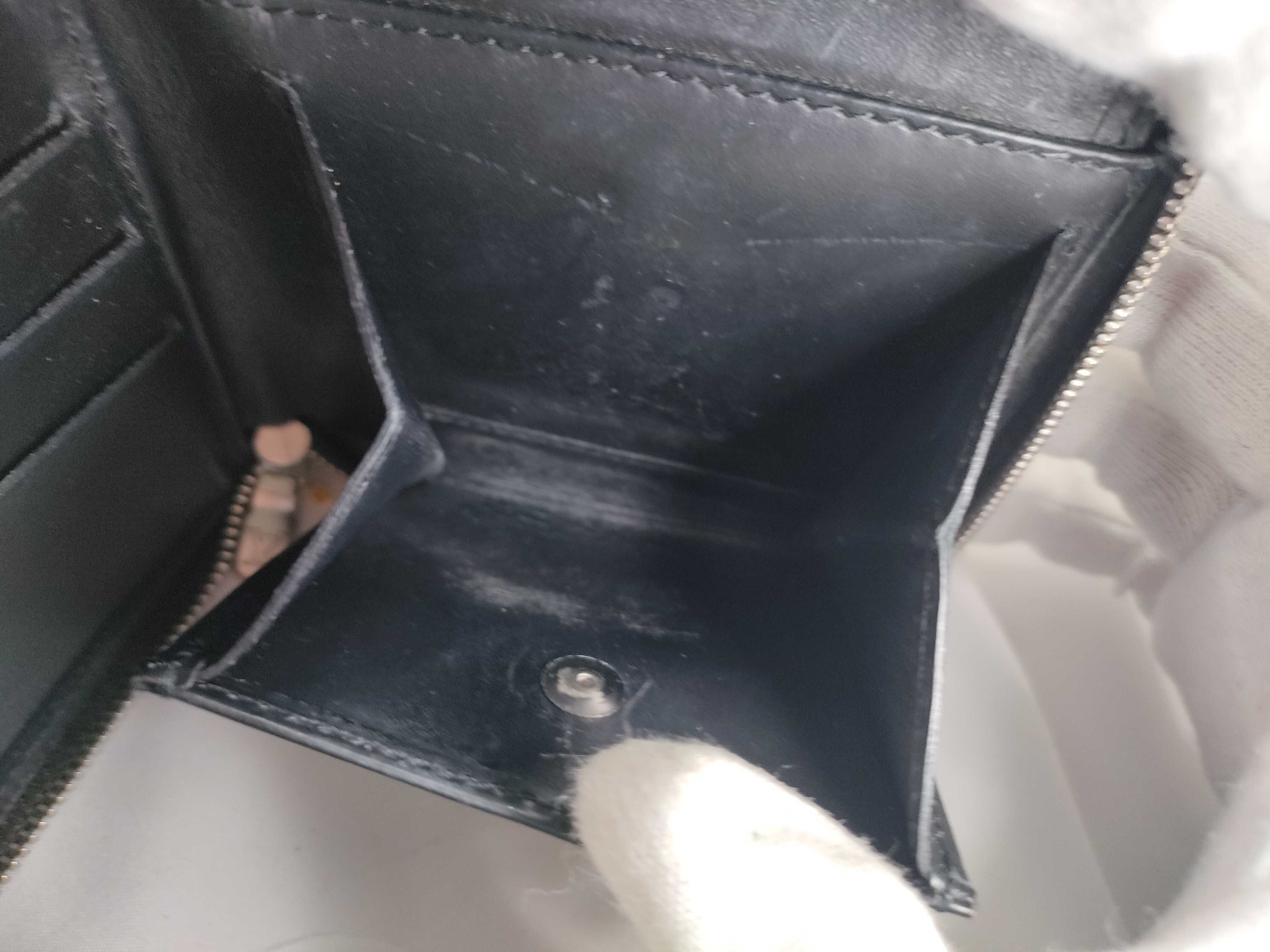Monogram Glace Vuitton Zip Lounge Wallet Black — view 12