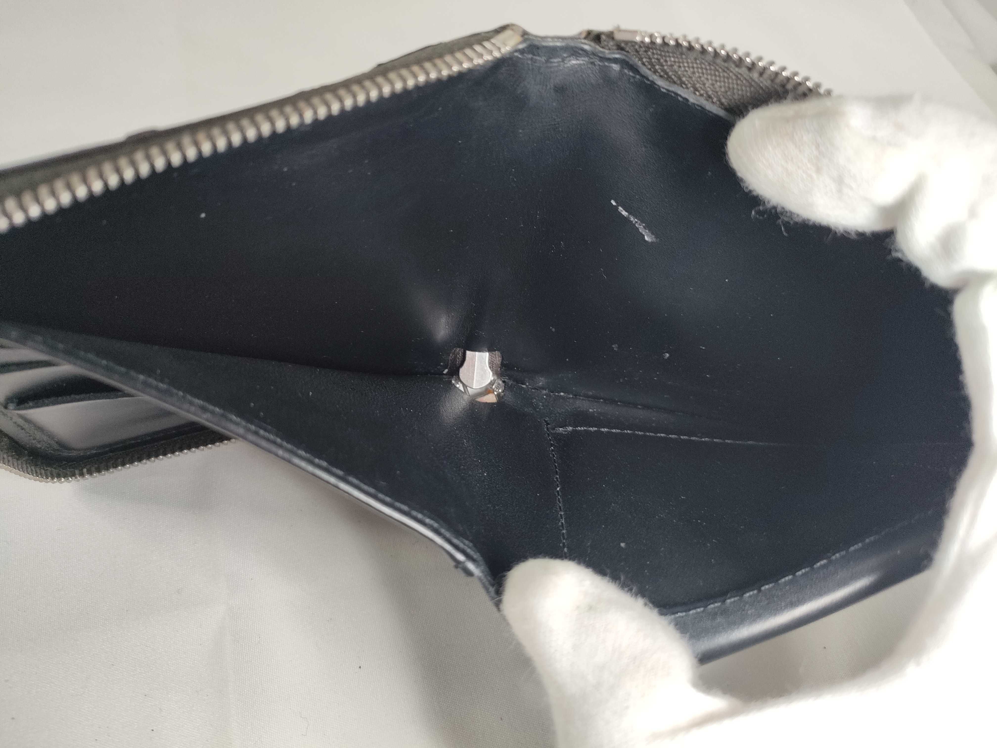 Monogram Glace Vuitton Zip Lounge Wallet Black — view 10