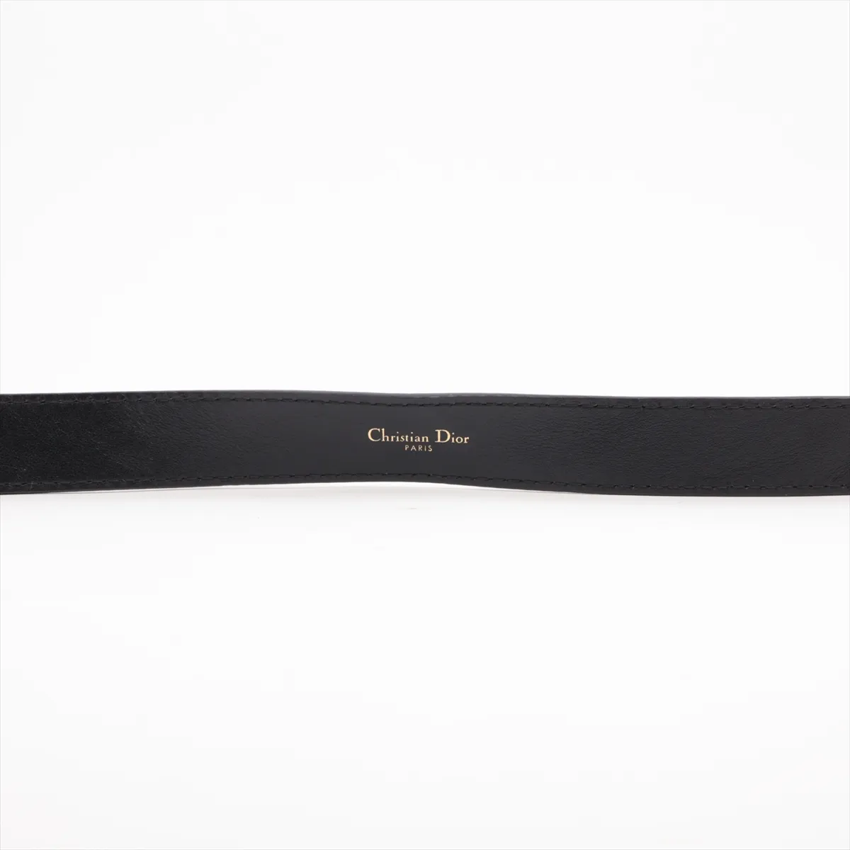 D-FENCE Belt 70 GP×Leather Black×Gold — view 4