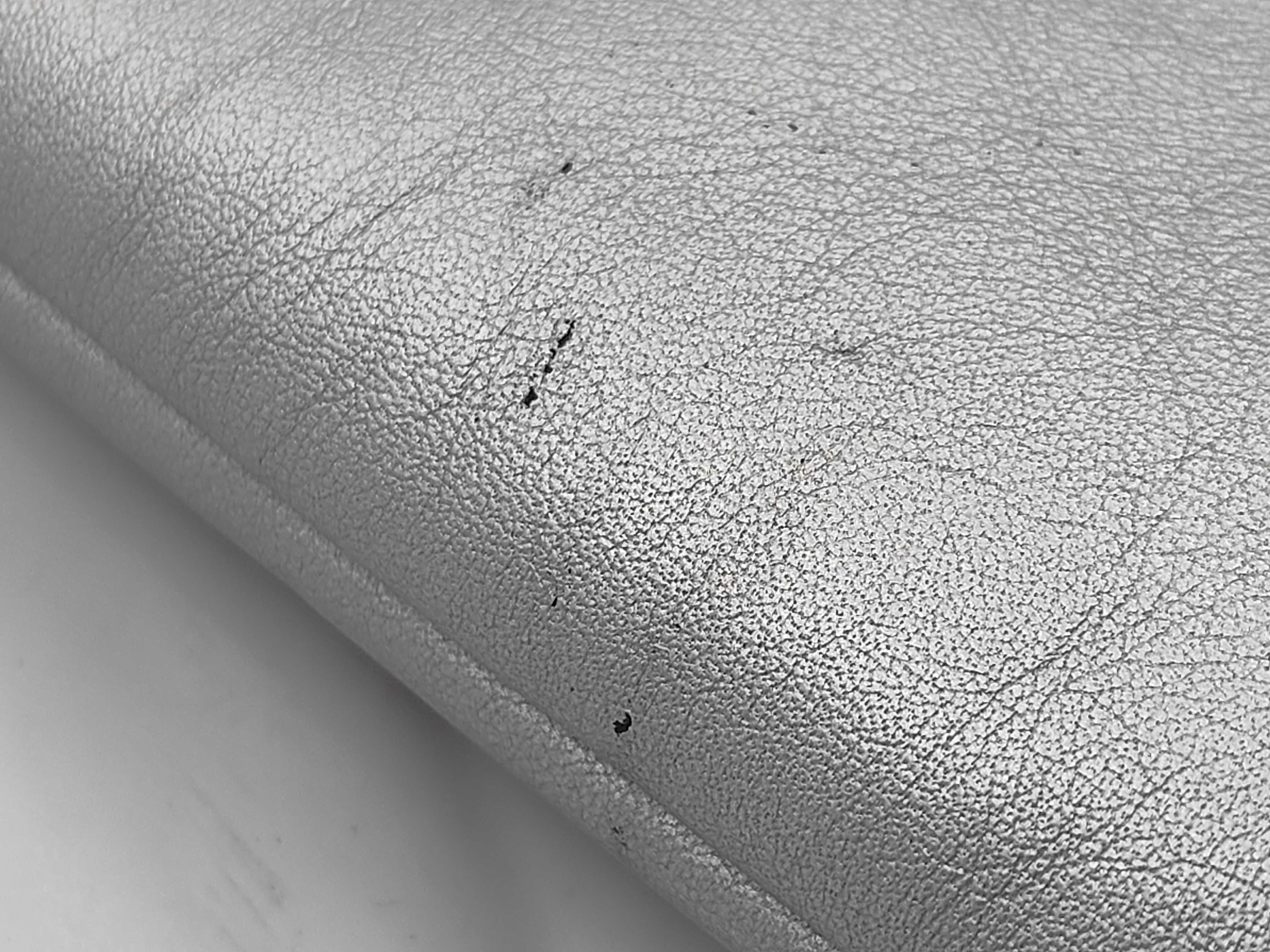 RUE CAMBON Keyboard Clutch Bag, Silver Leather, Serial Number 24 — view 11