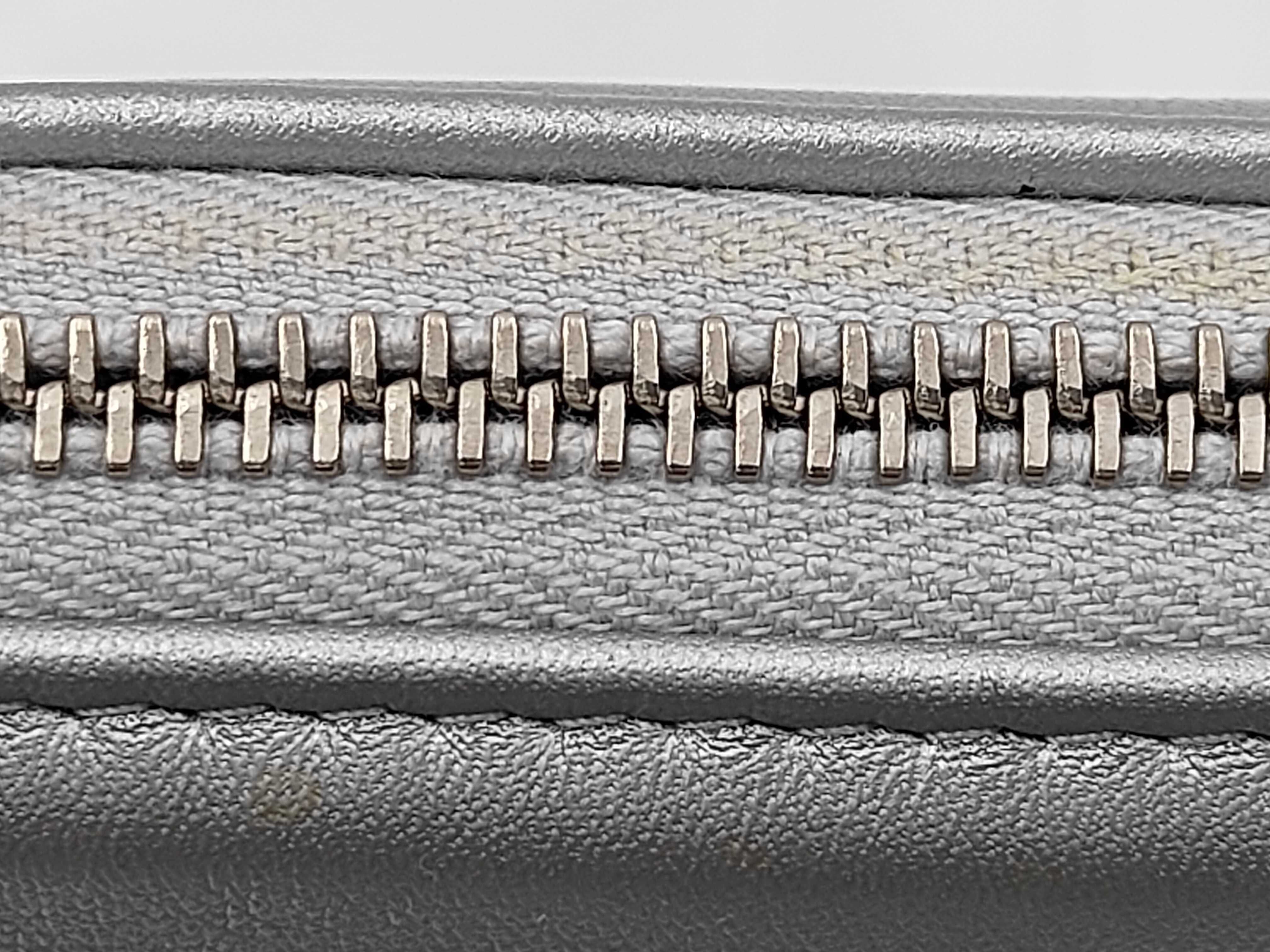 RUE CAMBON Keyboard Clutch Bag, Silver Leather, Serial Number 24 — view 3