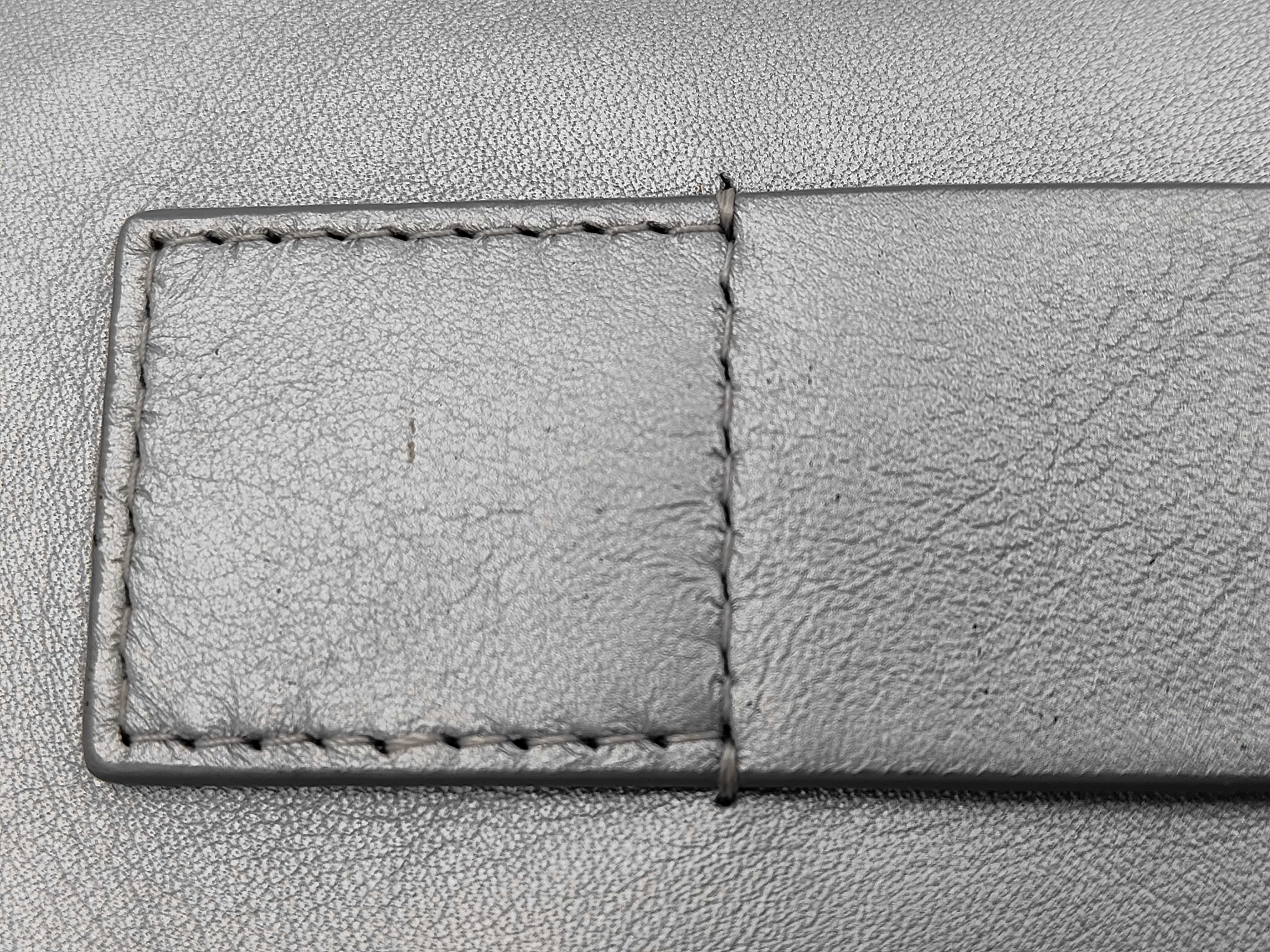 RUE CAMBON Keyboard Clutch Bag, Silver Leather, Serial Number 24 — view 4