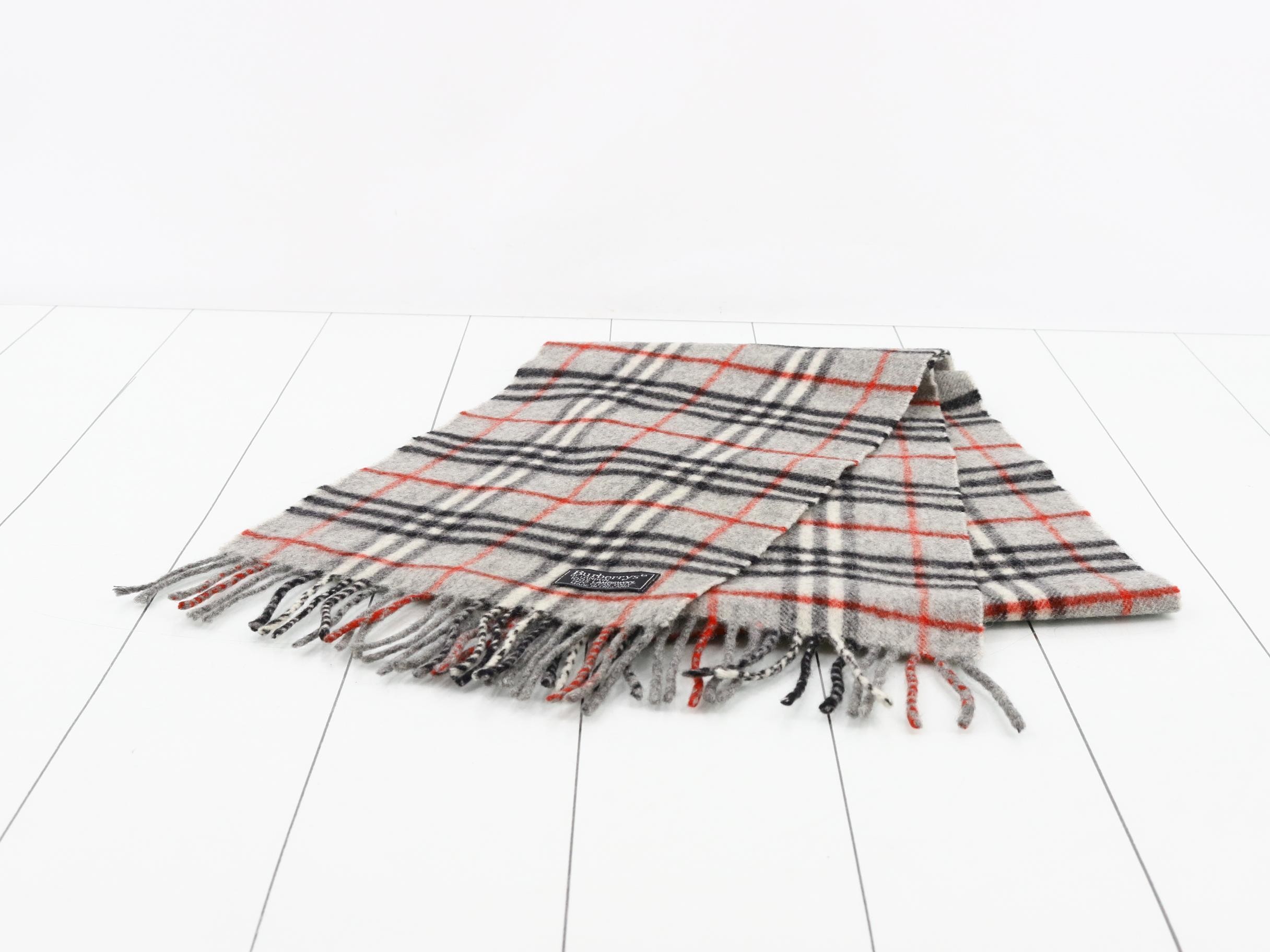 Nova Check Scarf, Gray — view 2