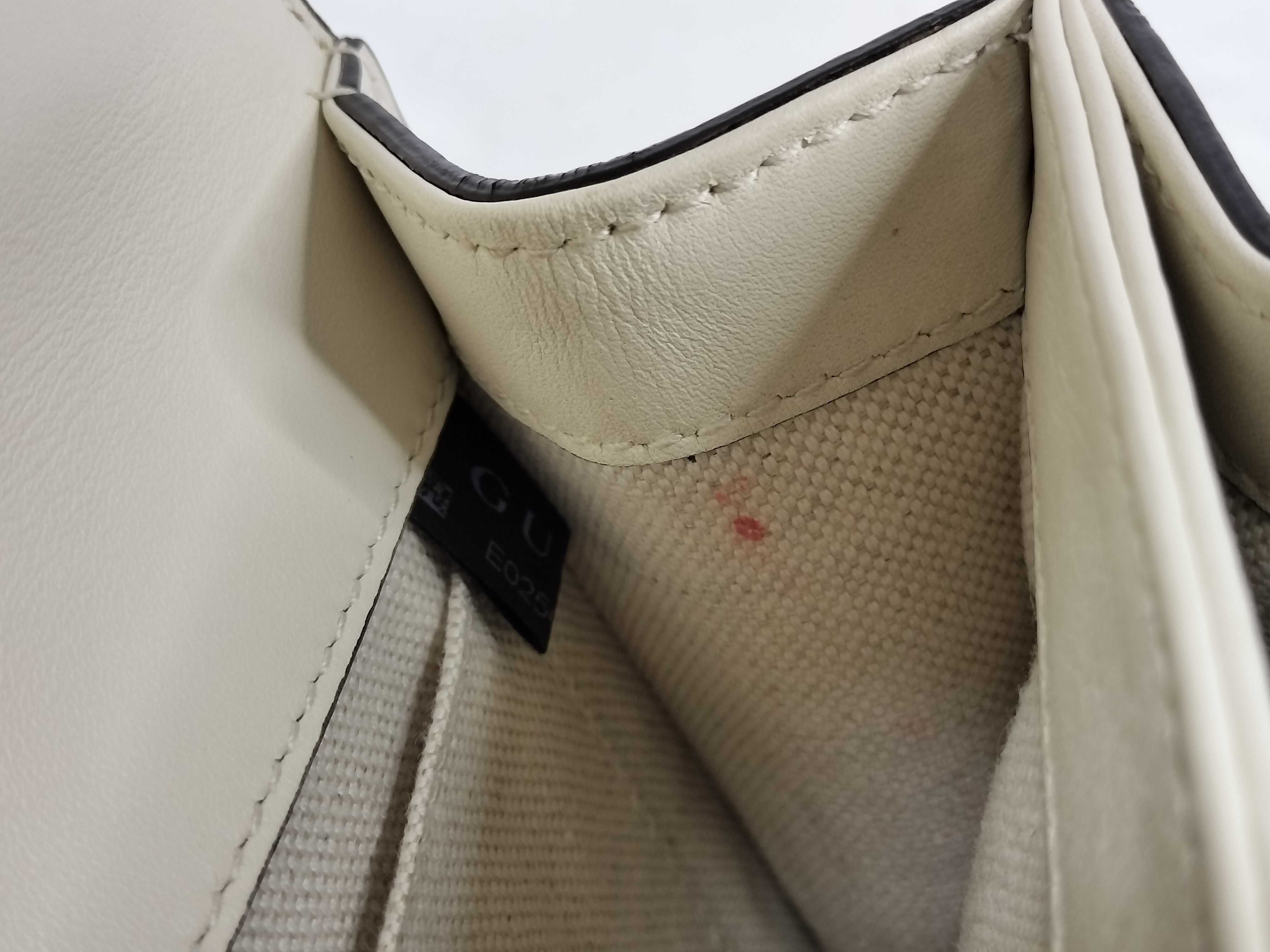 Bamboo Gucci Handbag Dionysus Leather Bamboo White Handbag — view 13