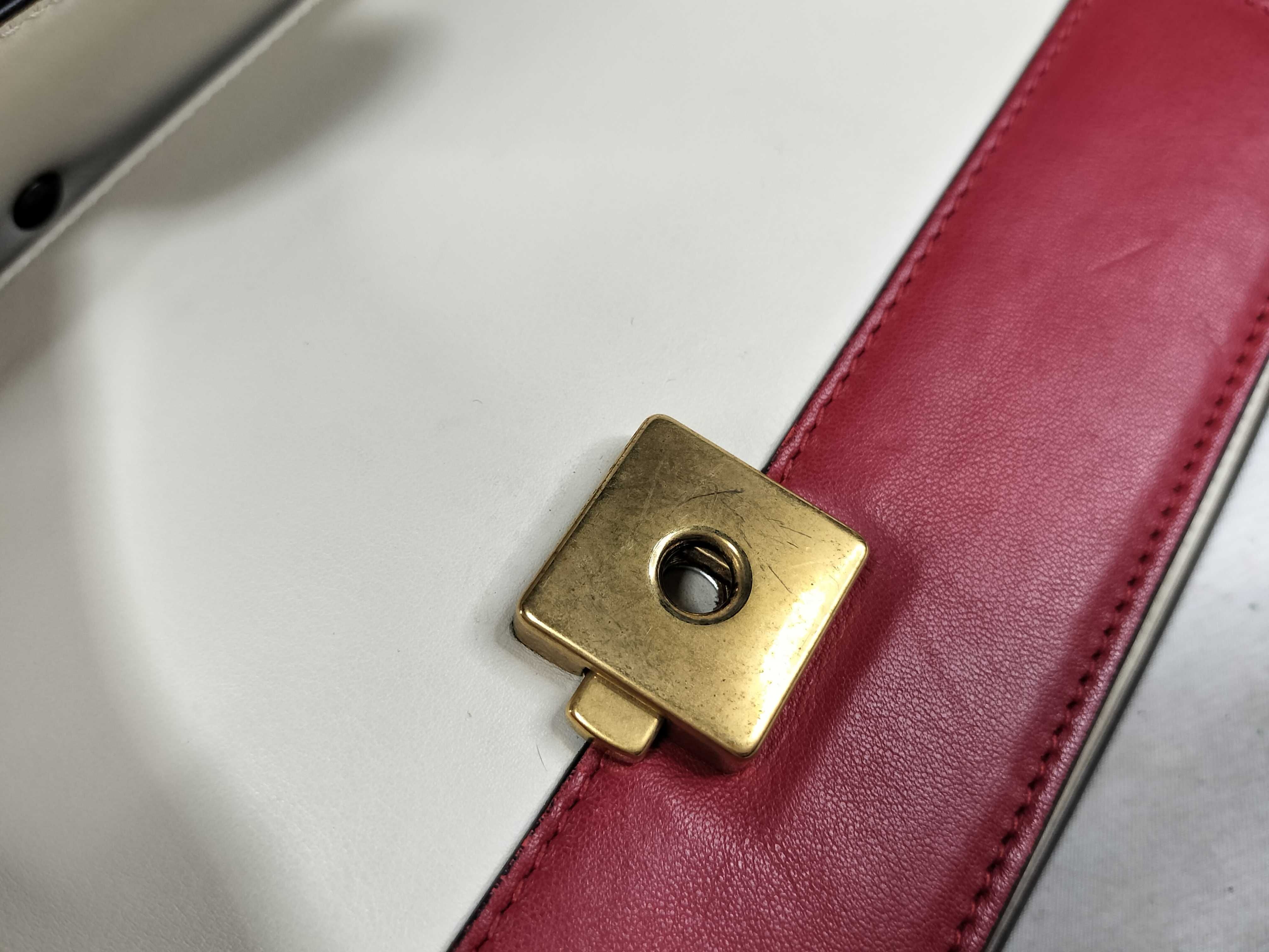 Bamboo Gucci Handbag Dionysus Leather Bamboo White Handbag — view 14