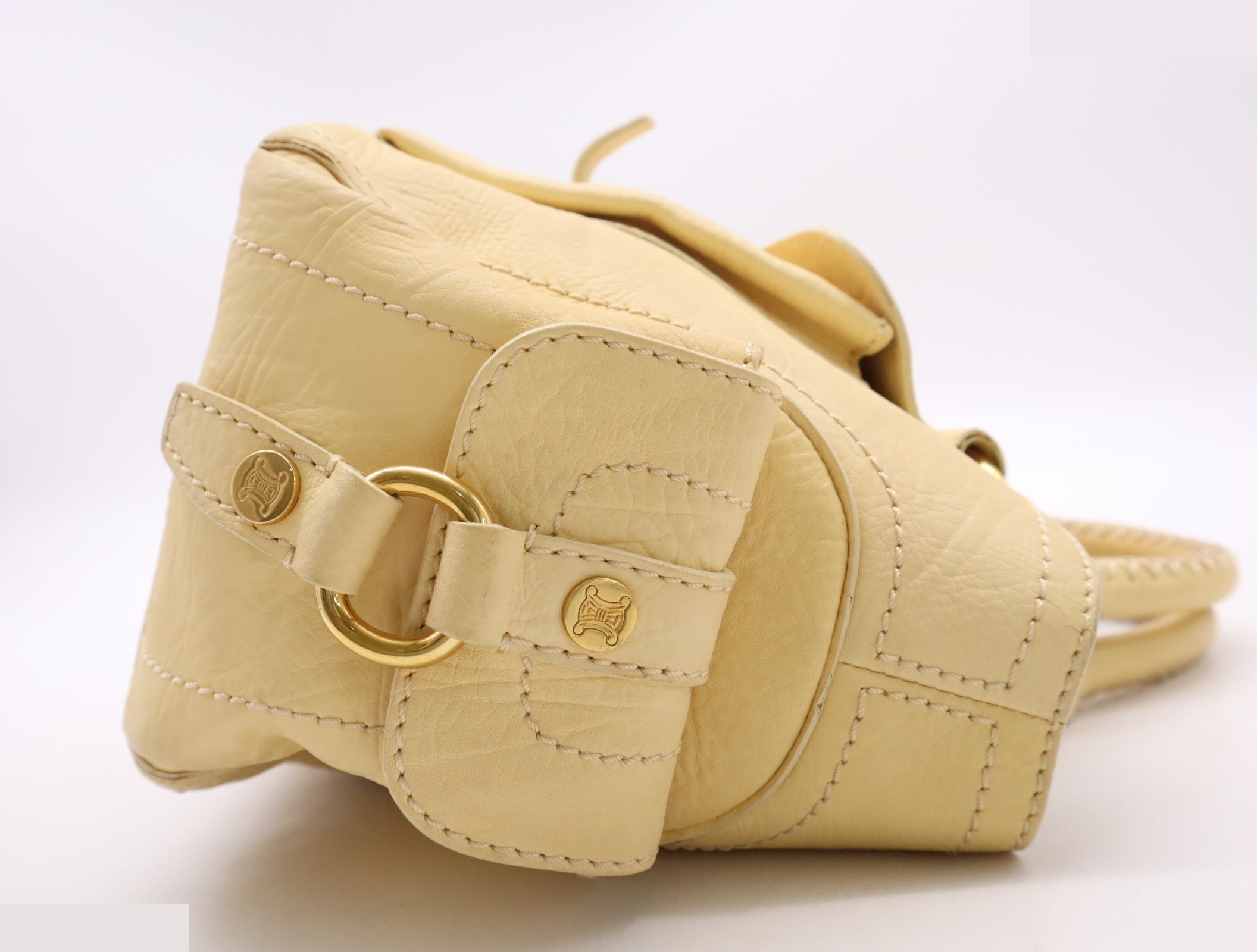 Leather boogie bag beige GD metal fittings — view 5