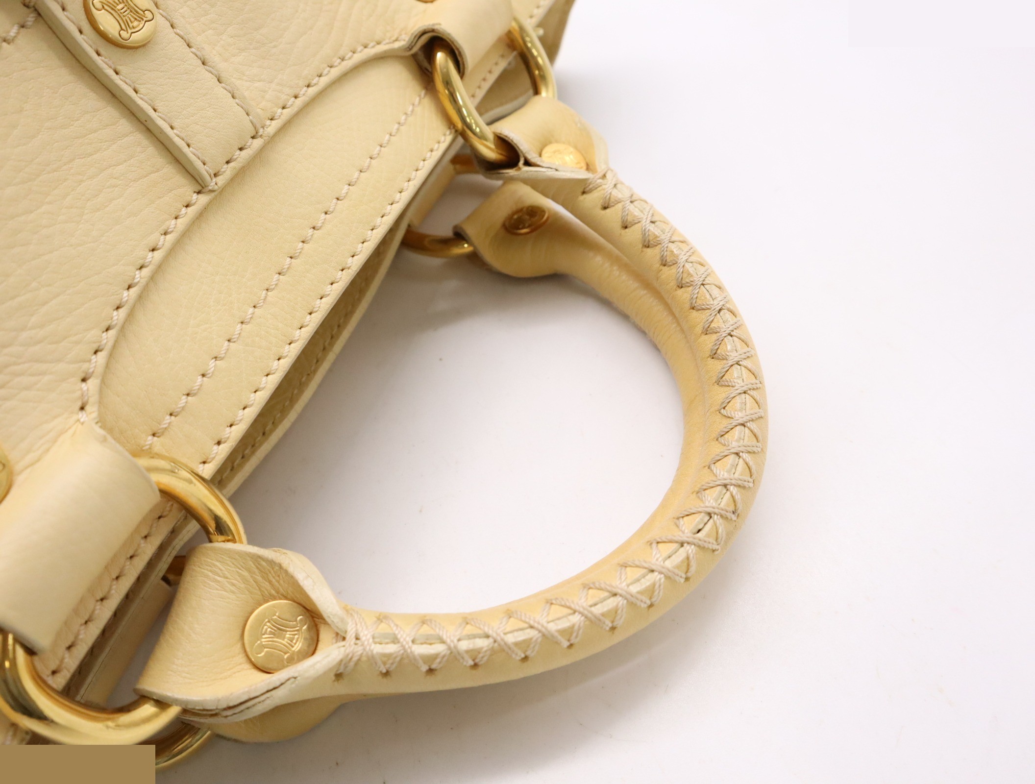 Leather boogie bag beige GD metal fittings — view 6