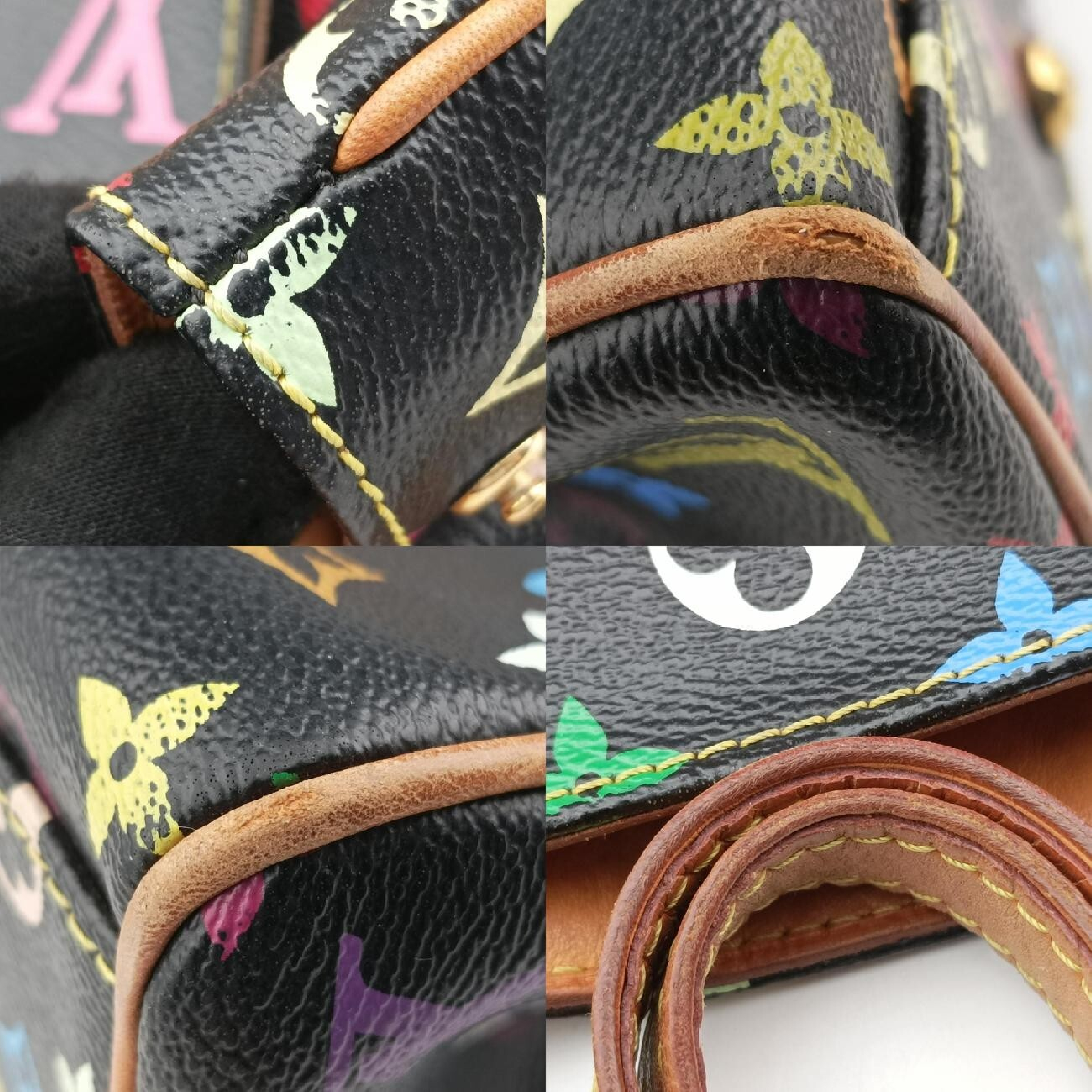 Aurelia MM Noir Monogram Multicolor M40095 MI0086 Shoulder Bag — view 10