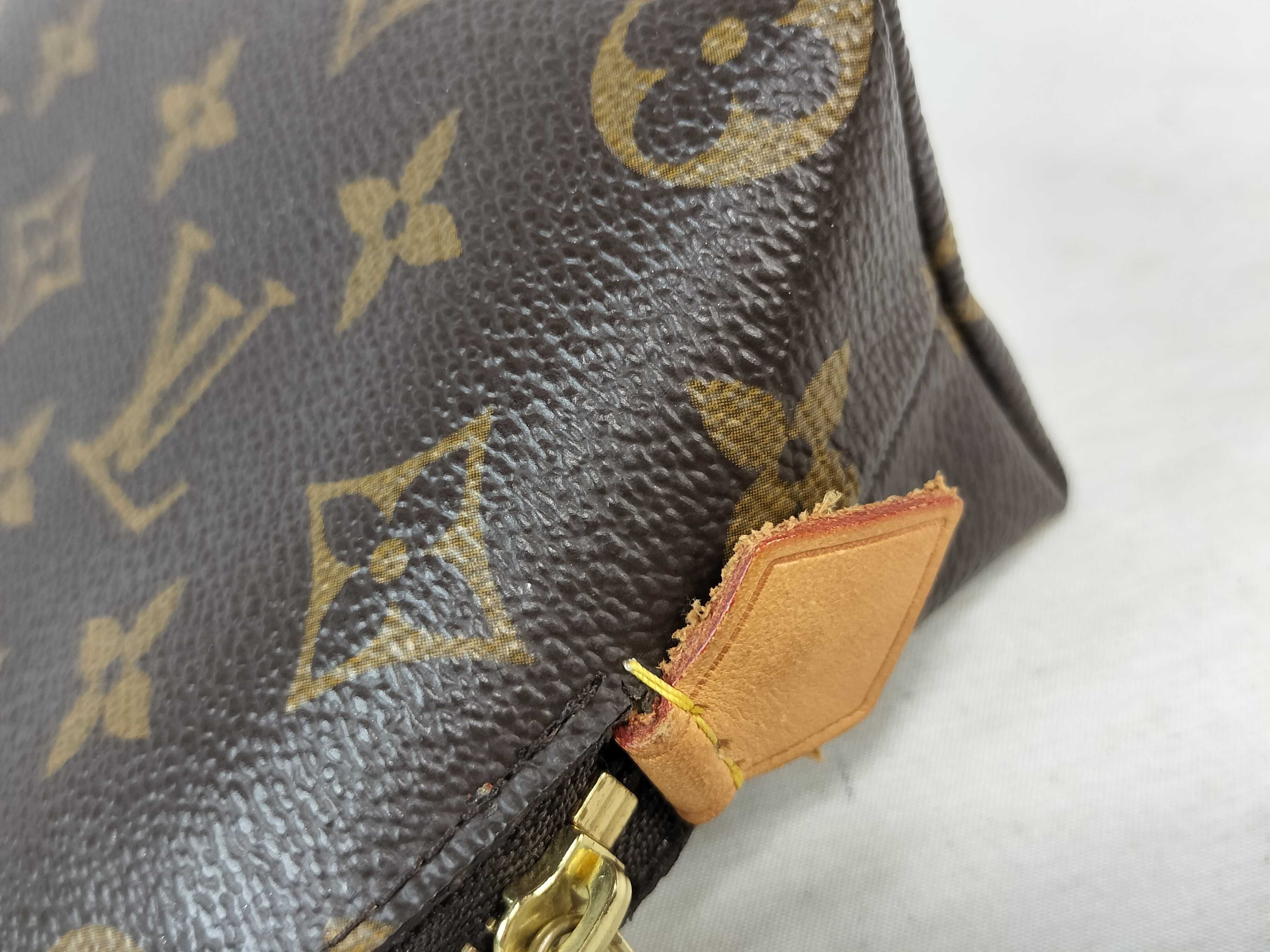 Monogram Louis Vuitton Monogram Pochette Cosmetic Pouch — view 12