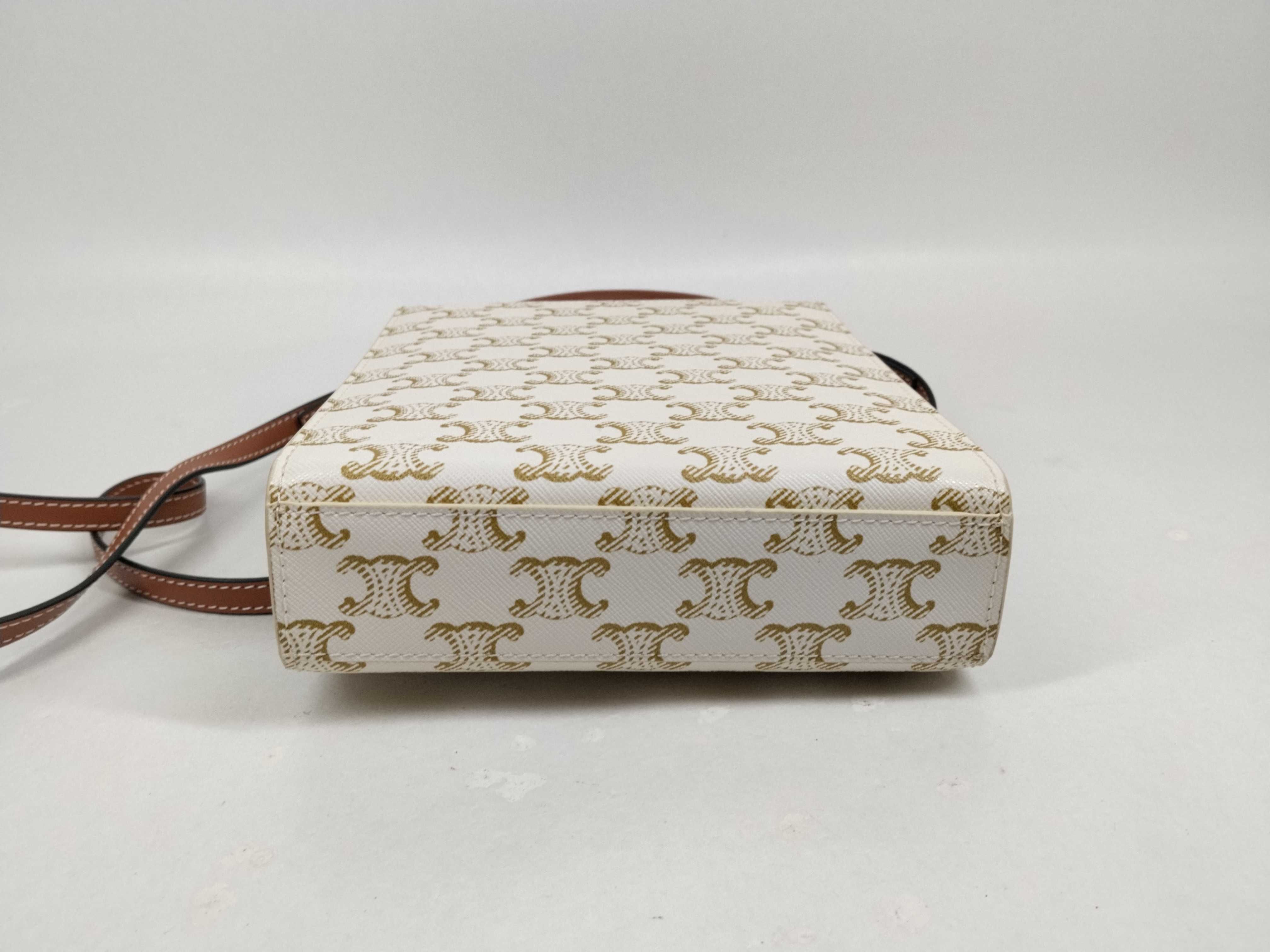 Mini Vertical Cabas Triomphe PVC 2-Way Handbag — view 3