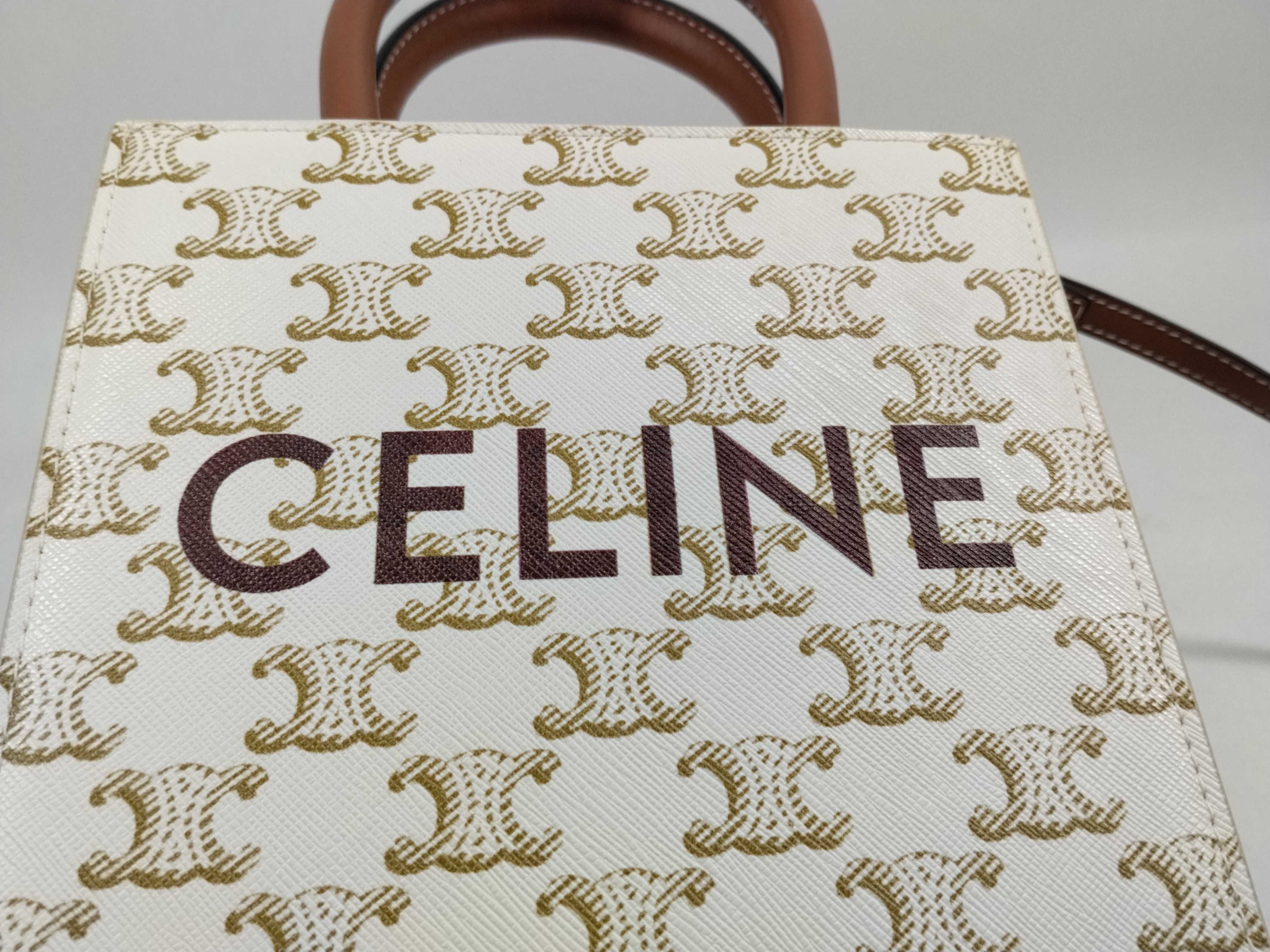 Mini Vertical Cabas Triomphe PVC 2-Way Handbag — view 10