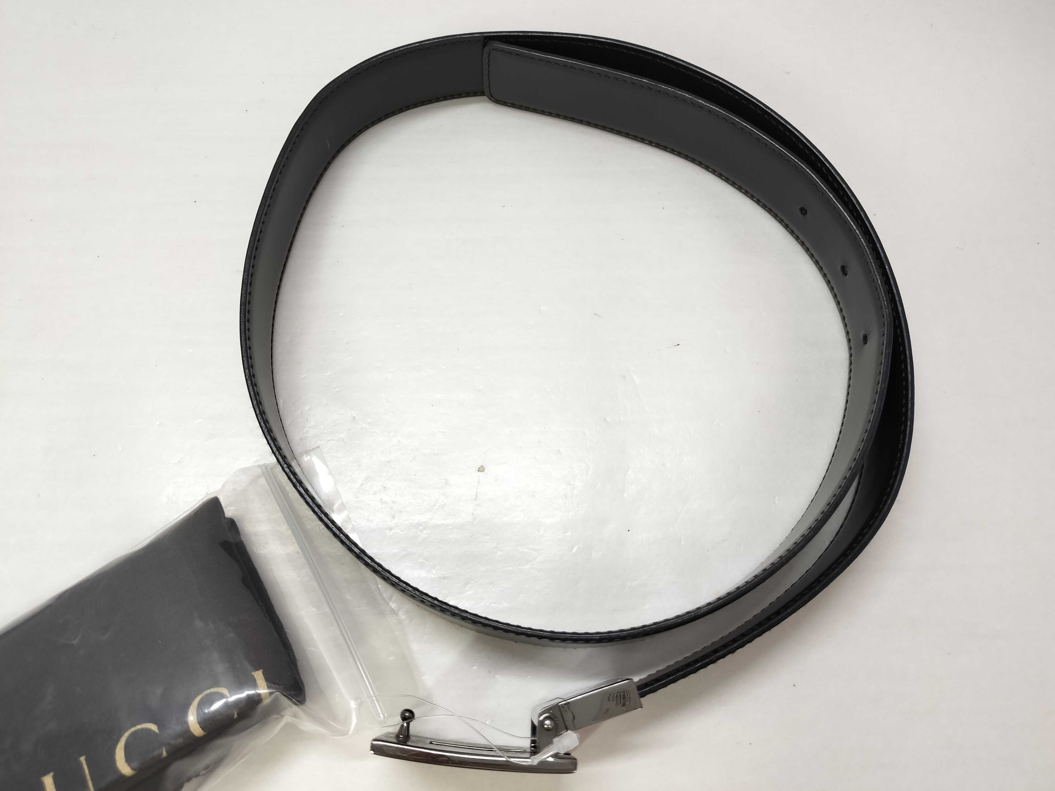 G buckle leather belt bag belt — view 3