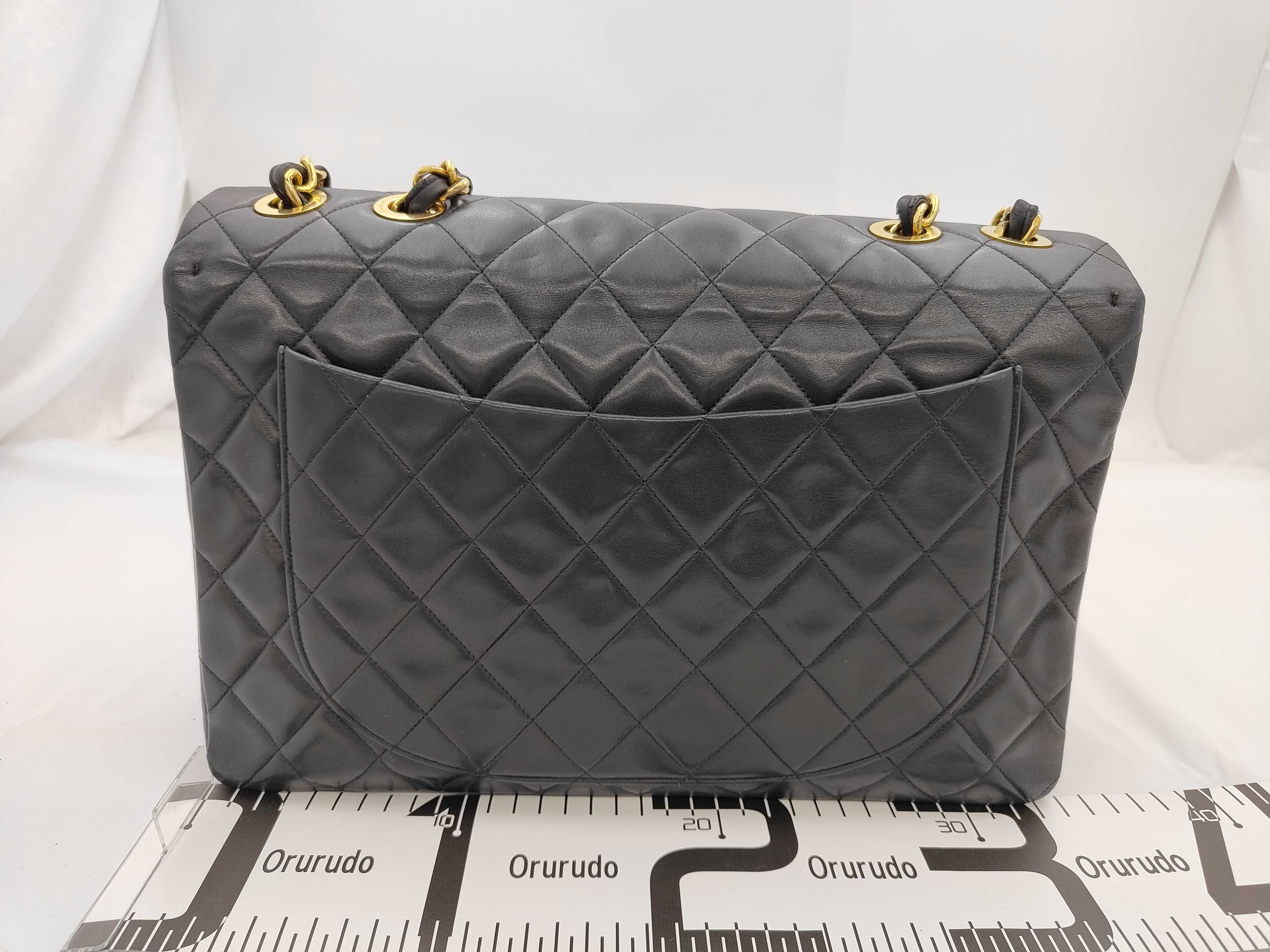 Large Matelassé Lambskin Chain Shoulder Bag — view 2