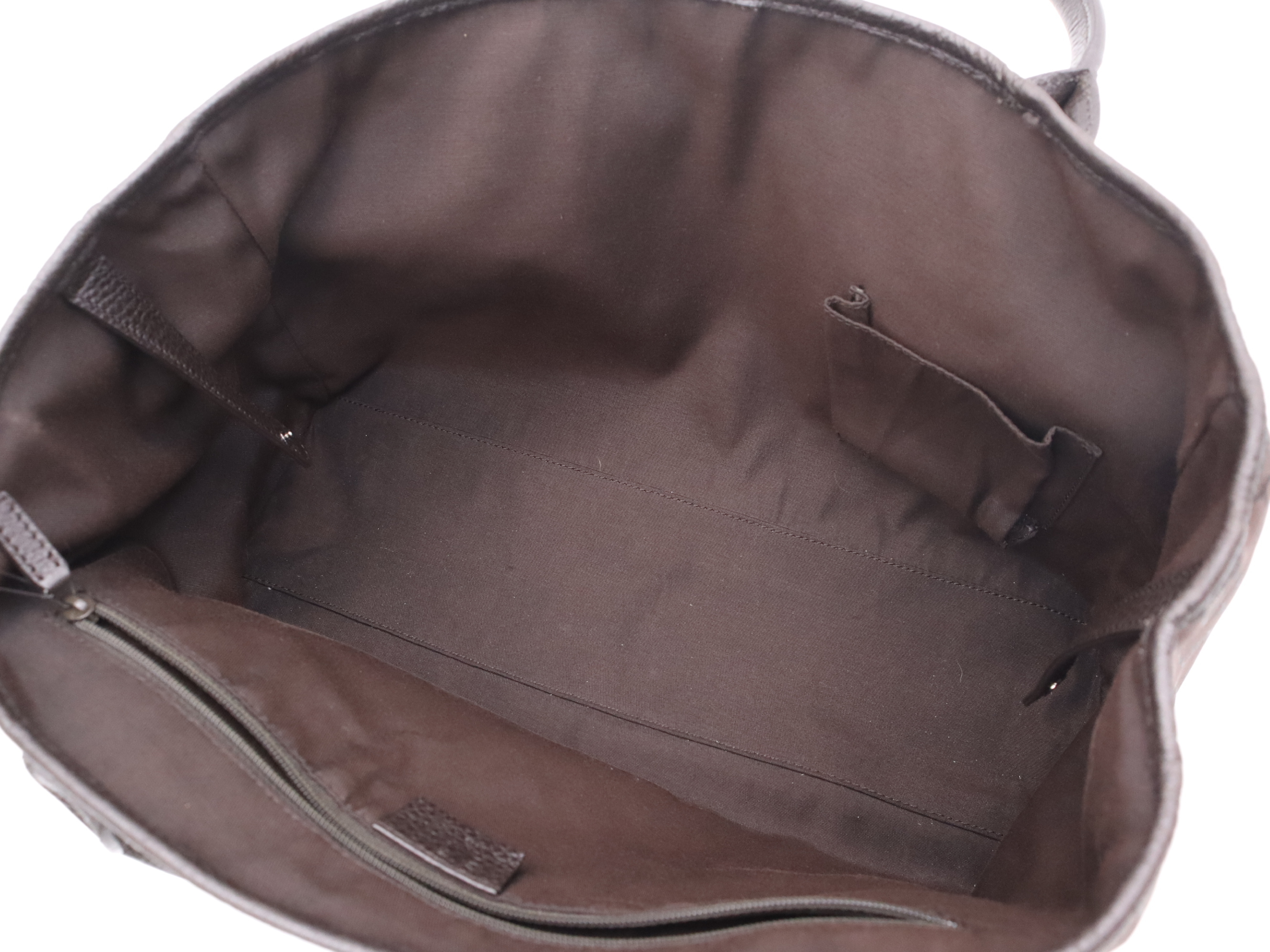 293592 GG Nylon Brown Tote Bag — view 11