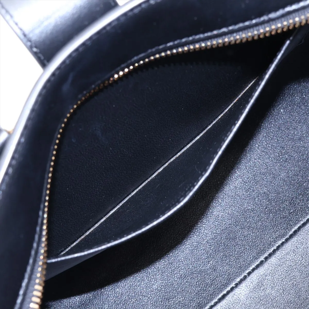 Baby Cabas Leather 2-Way Handbag, Black, 472466 — view 9