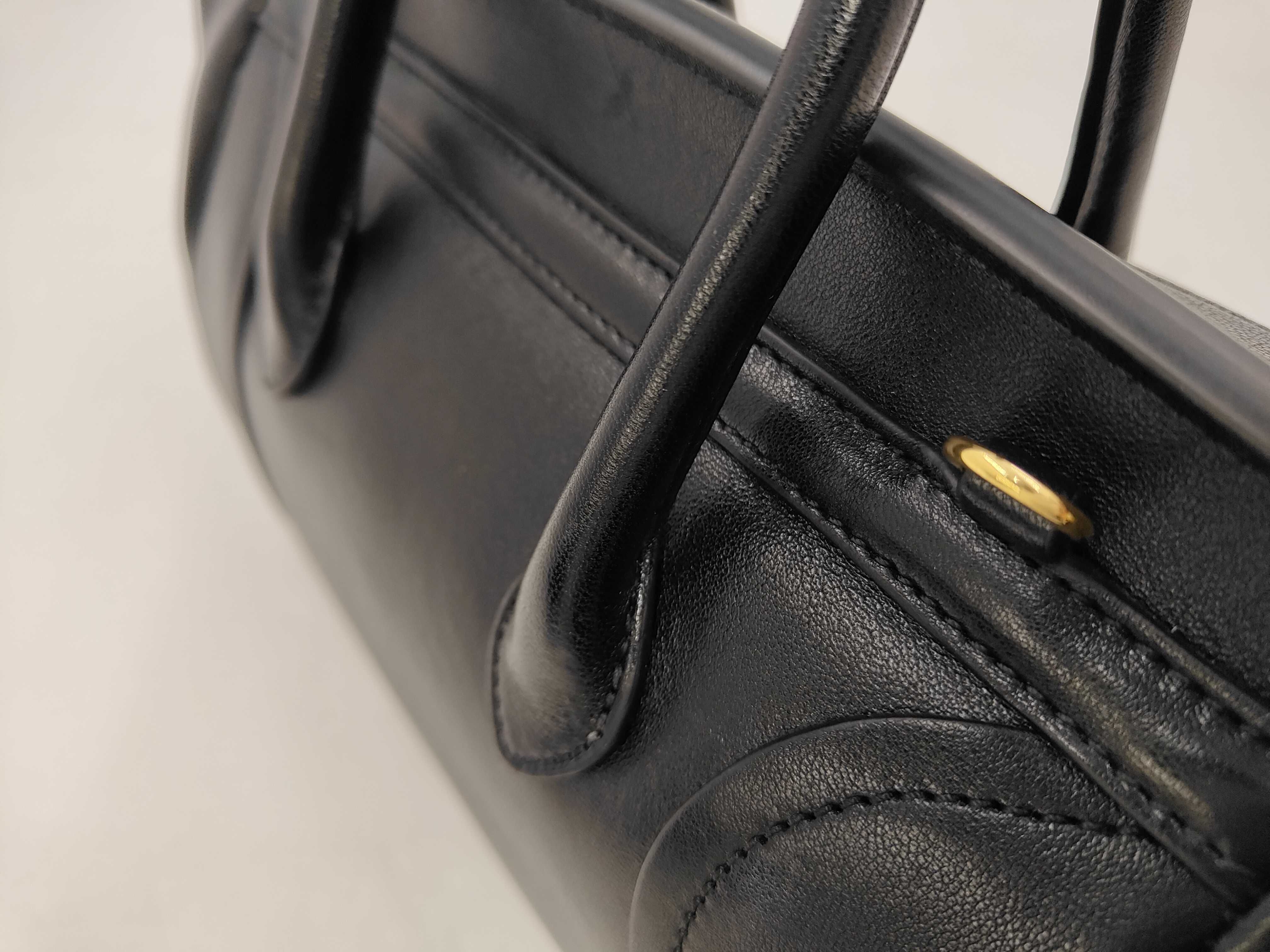 Little Luggage Supple Shiny Lambskin Handbag — view 5