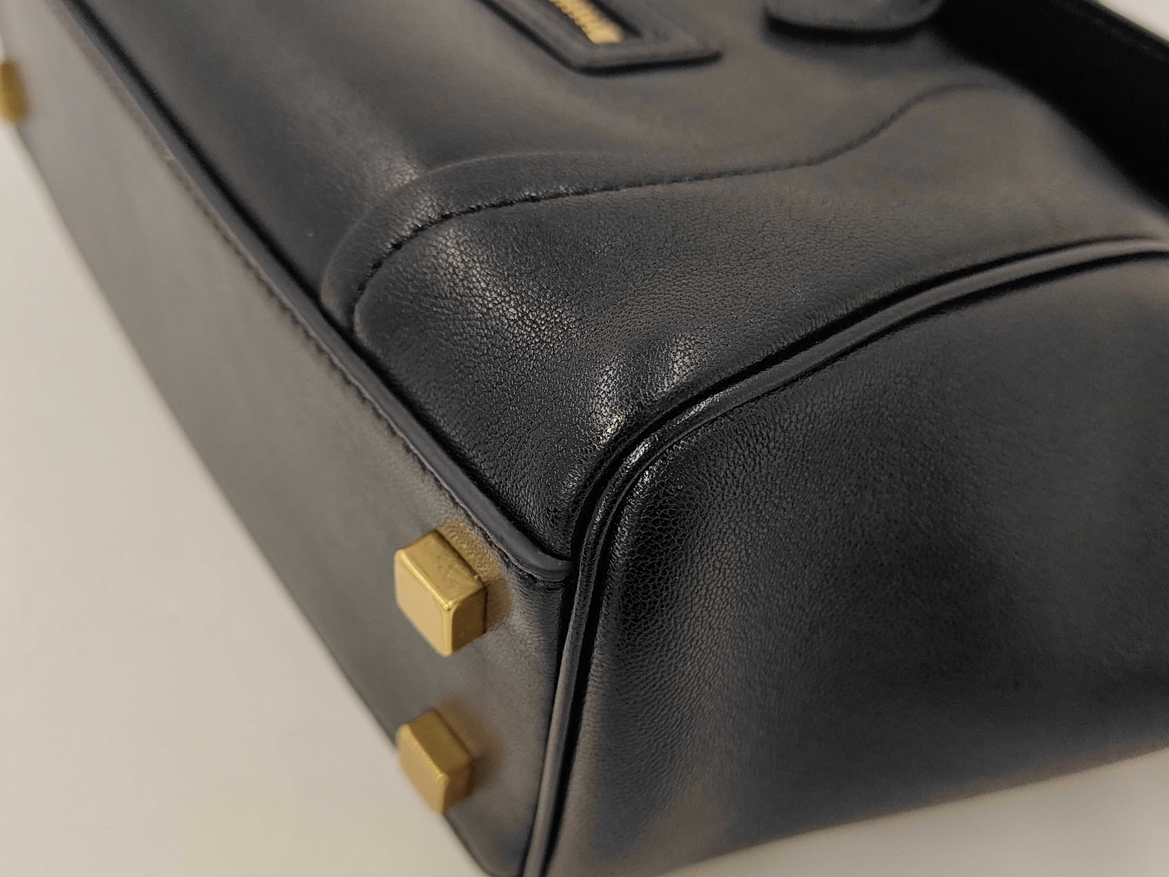 Little Luggage Supple Shiny Lambskin Handbag — view 7