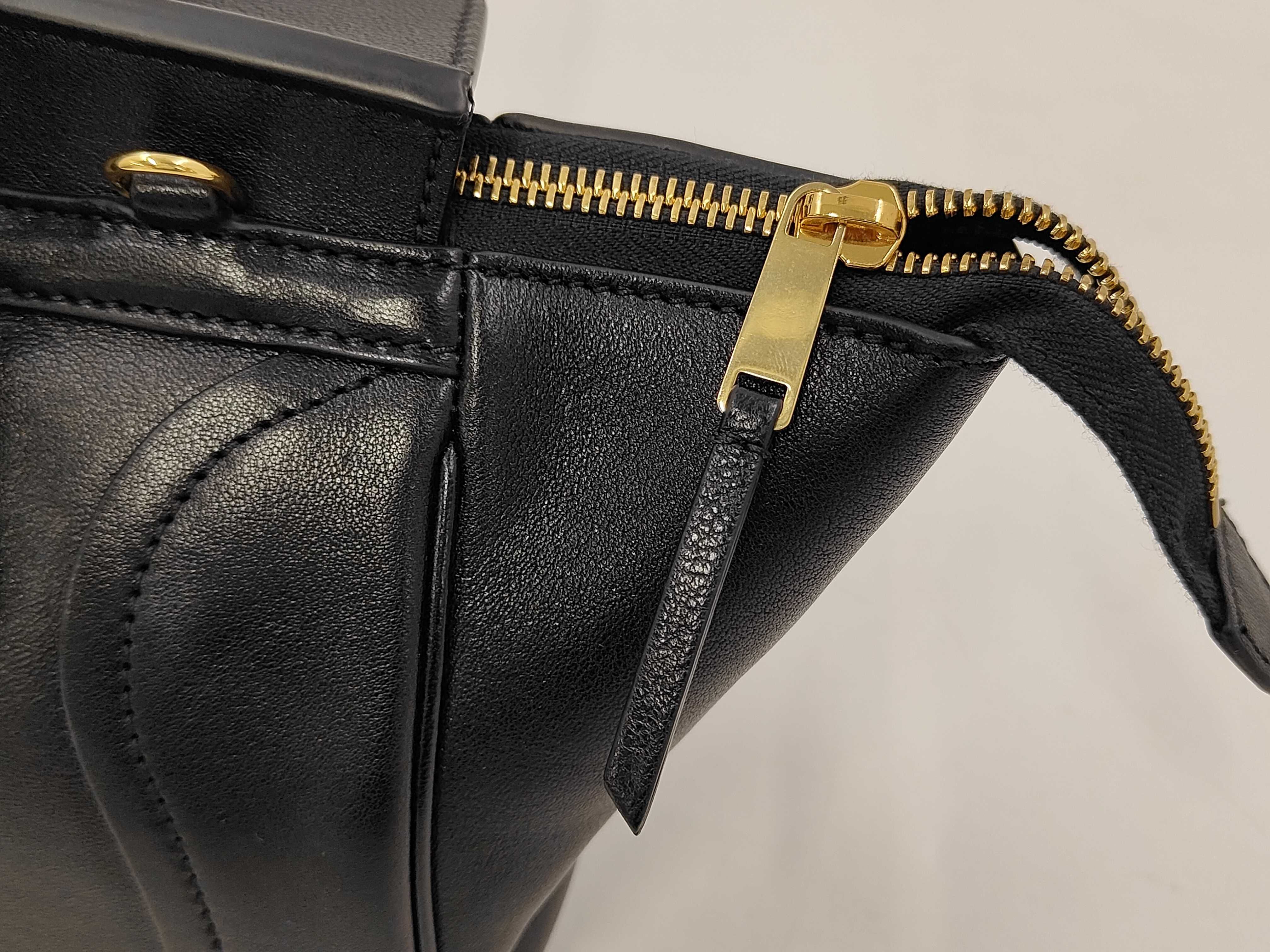 Little Luggage Supple Shiny Lambskin Handbag — view 8