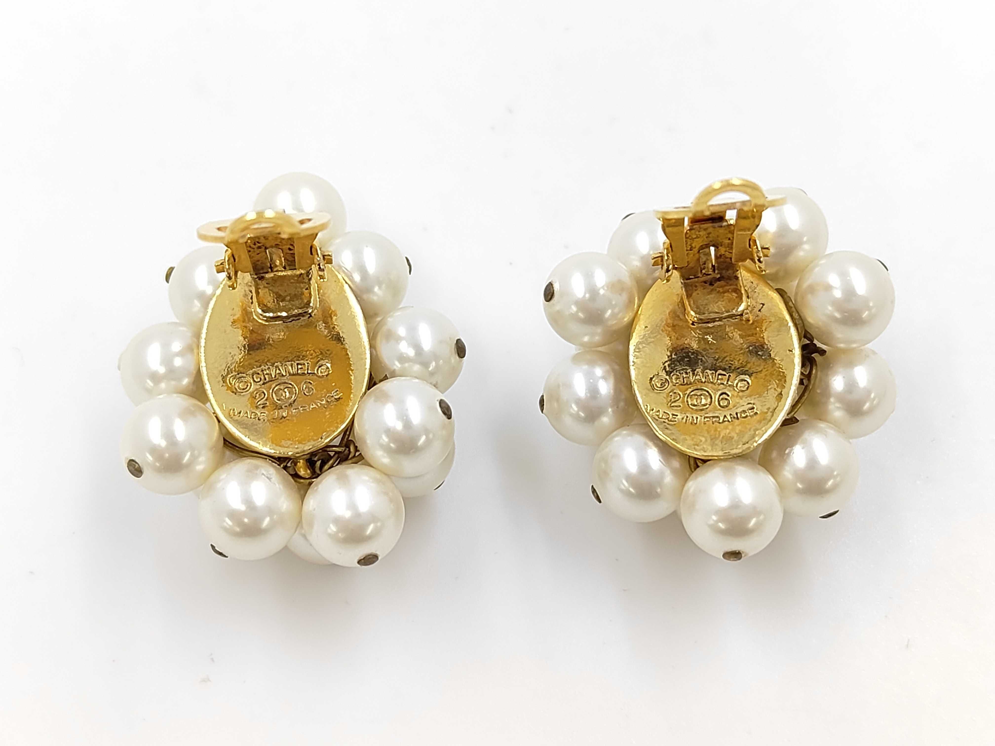 Vintage Faux Pearl Earrings (Size 2, 6) — view 2