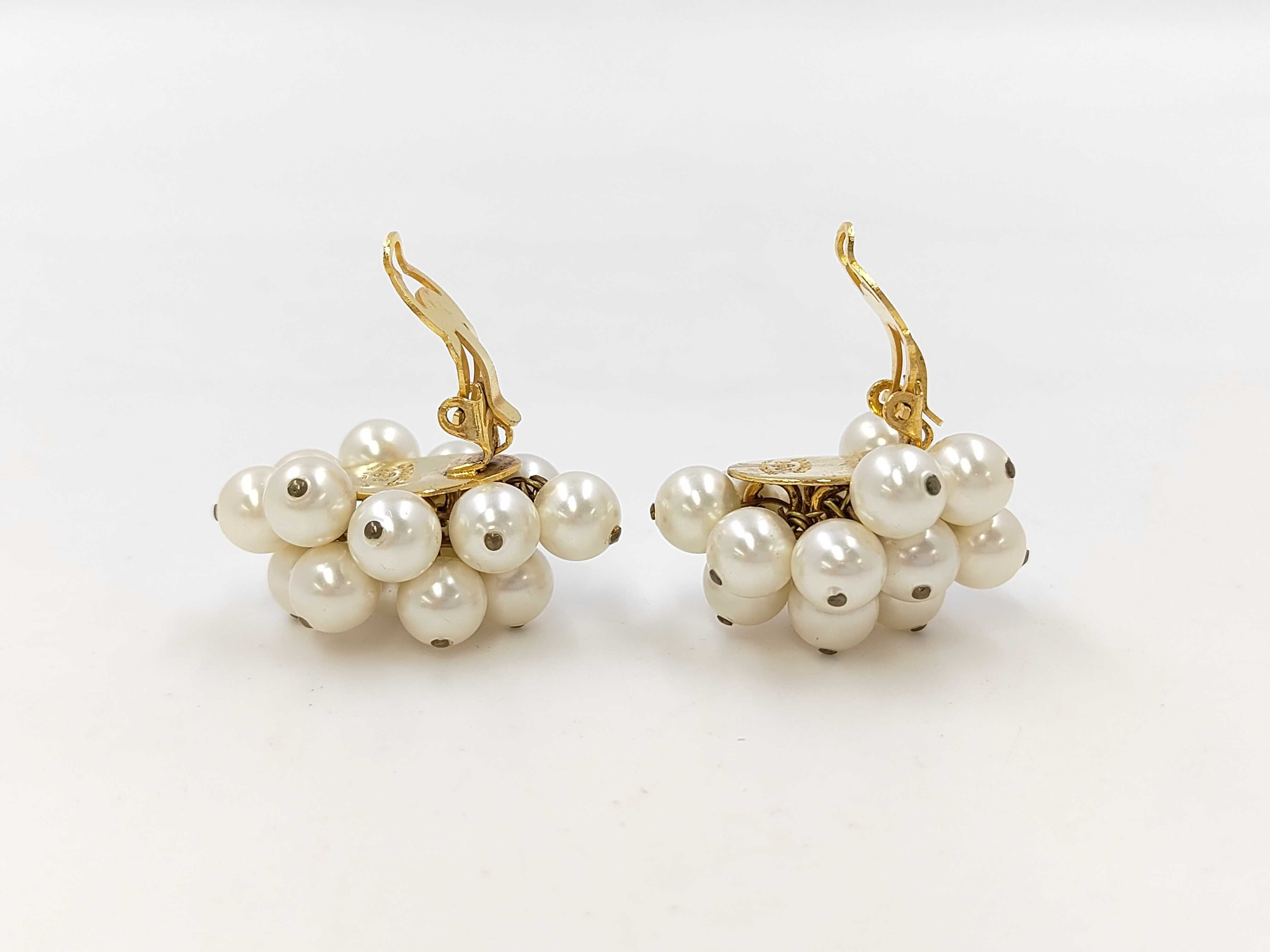 Vintage Faux Pearl Earrings (Size 2, 6) — view 3