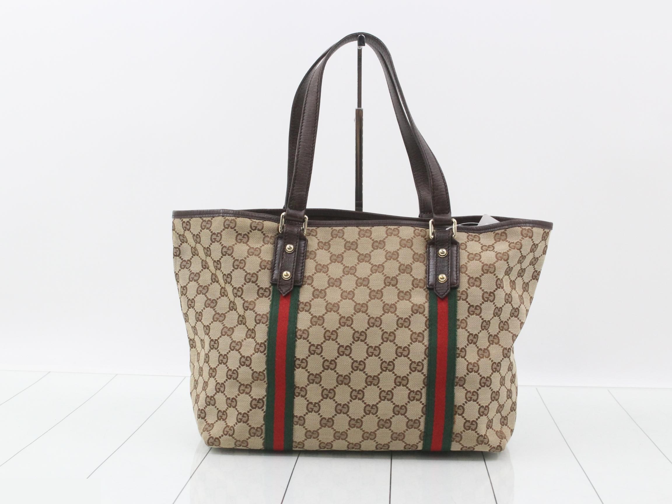 GG Canvas Sherry Line Tote Bag — view 2