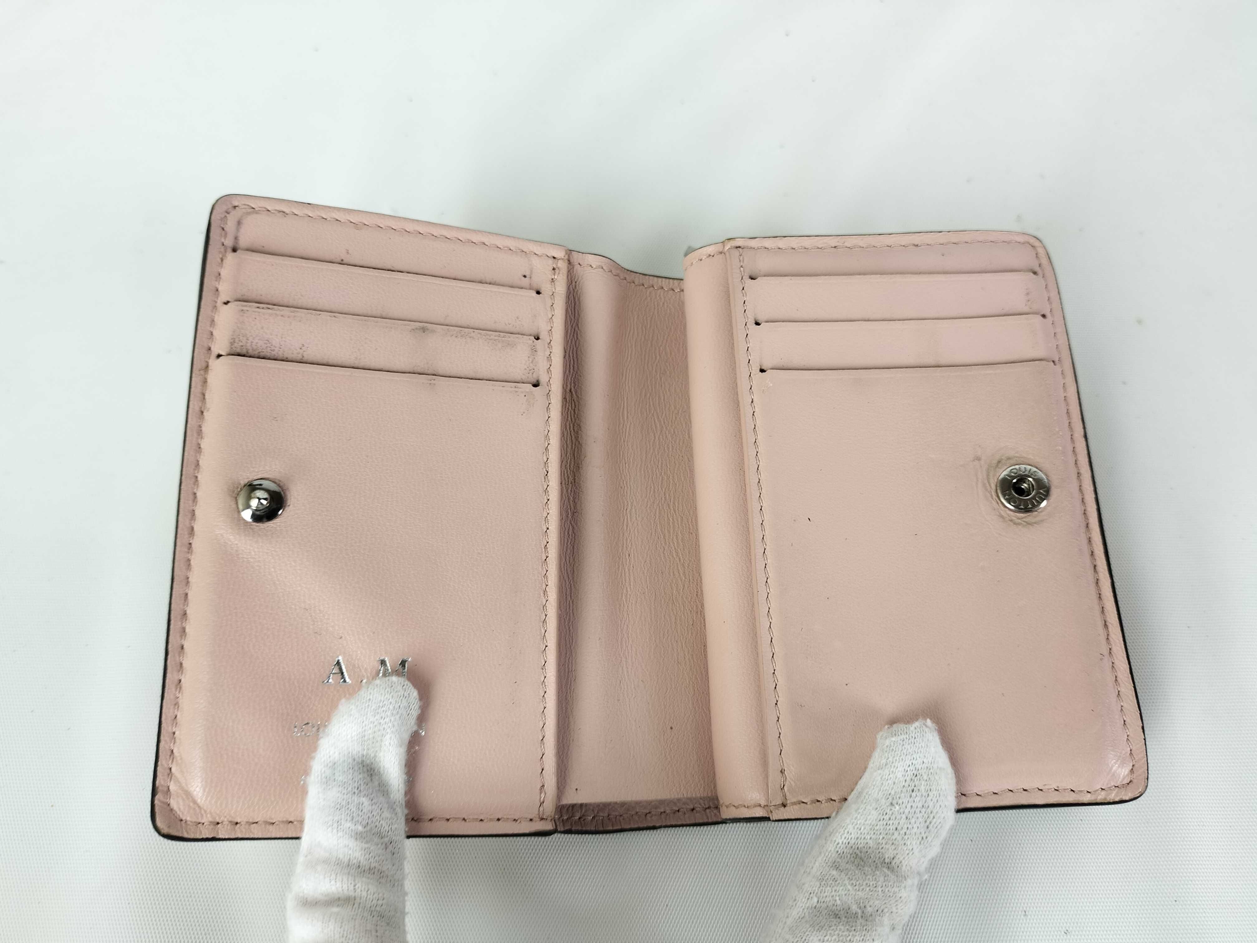 Monogram Mahina Bi-fold Wallet with Initials — view 6