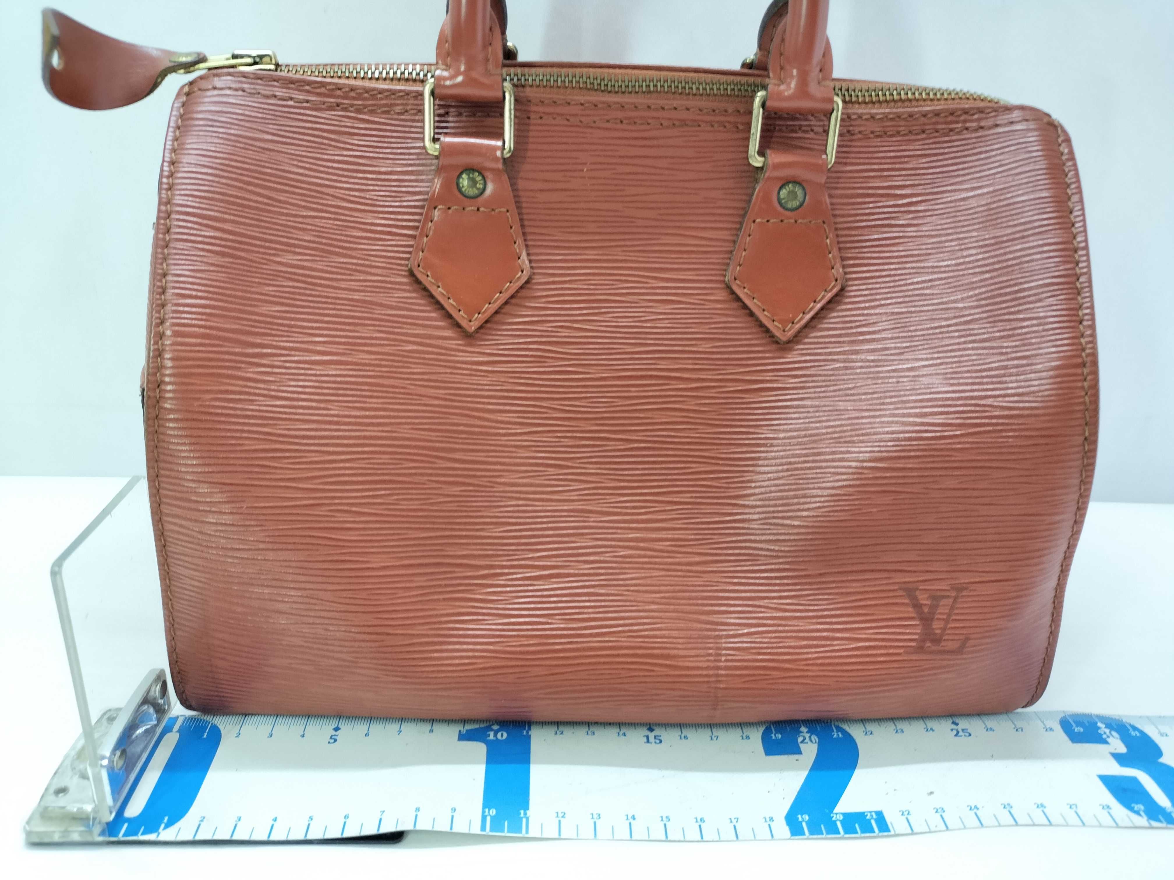 Epi LV Speedy 25 Kenya Brown B Handbag — view 2