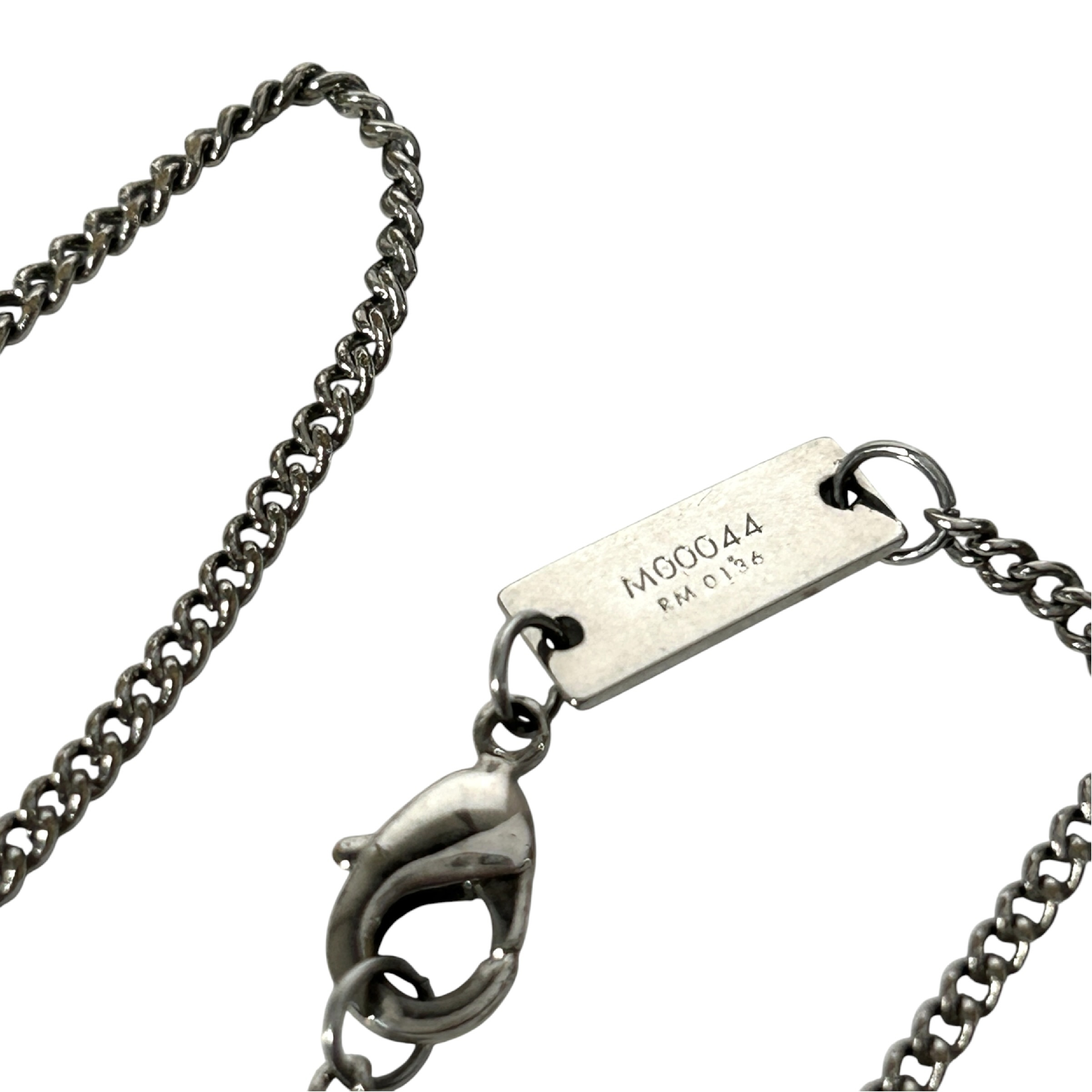 Necklace LV Horn LV Logo 1854 Circle M00044 Total Length 57cm Silver-tone Metal RM0136 Necklace — view 6