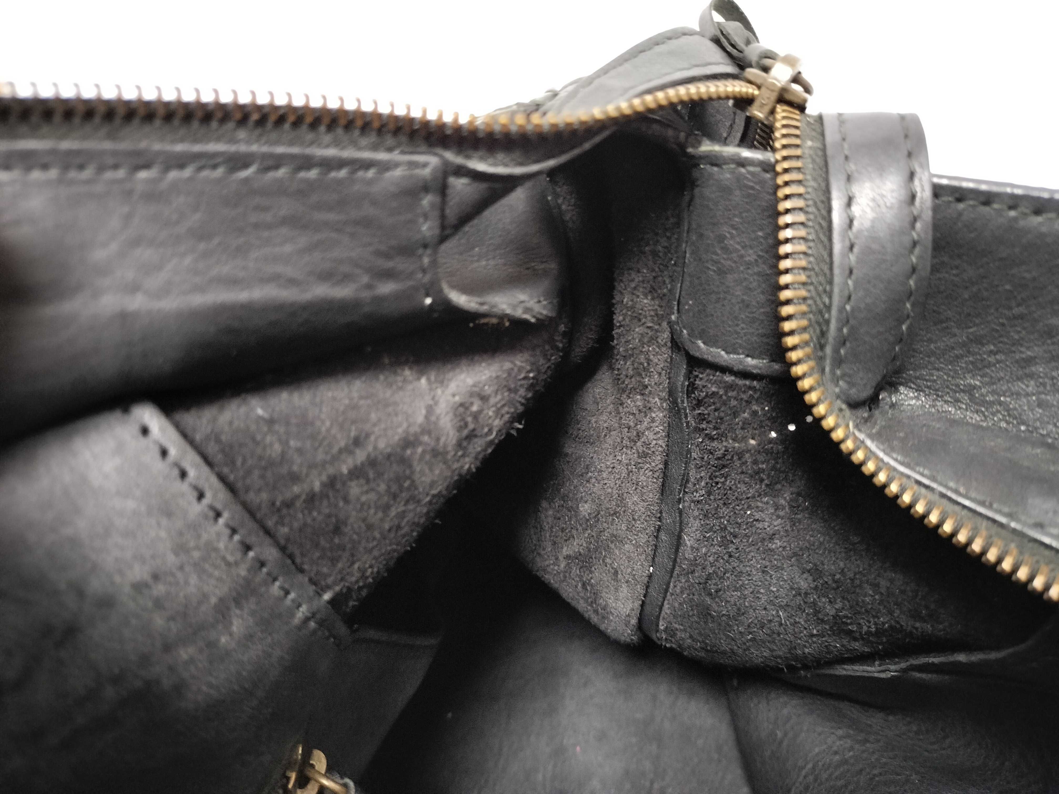 Blackout City Leather 2-Way Handbag, Black, 443514 (Handbag) — view 13