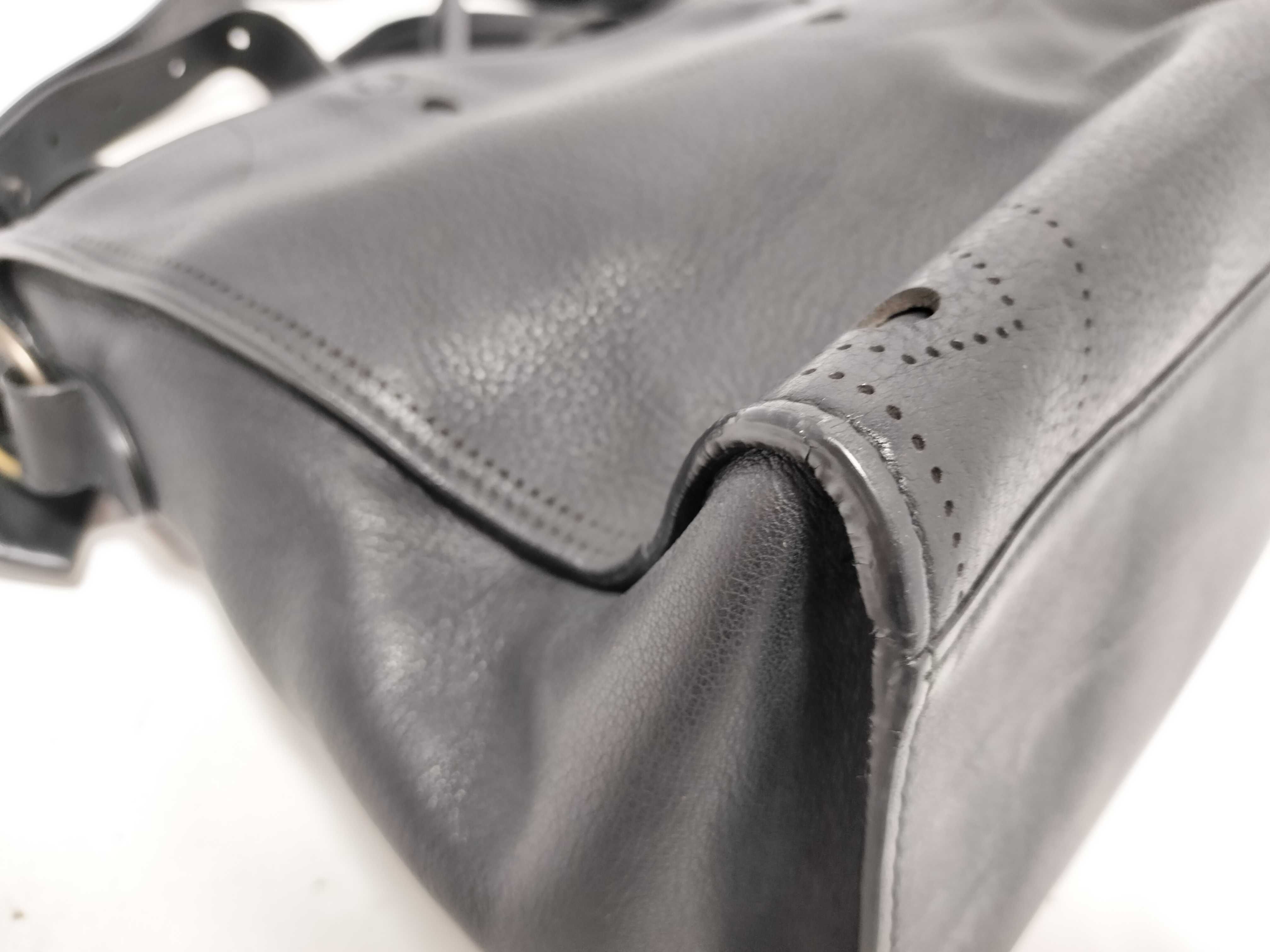 Blackout City Leather 2-Way Handbag, Black, 443514 (Handbag) — view 9