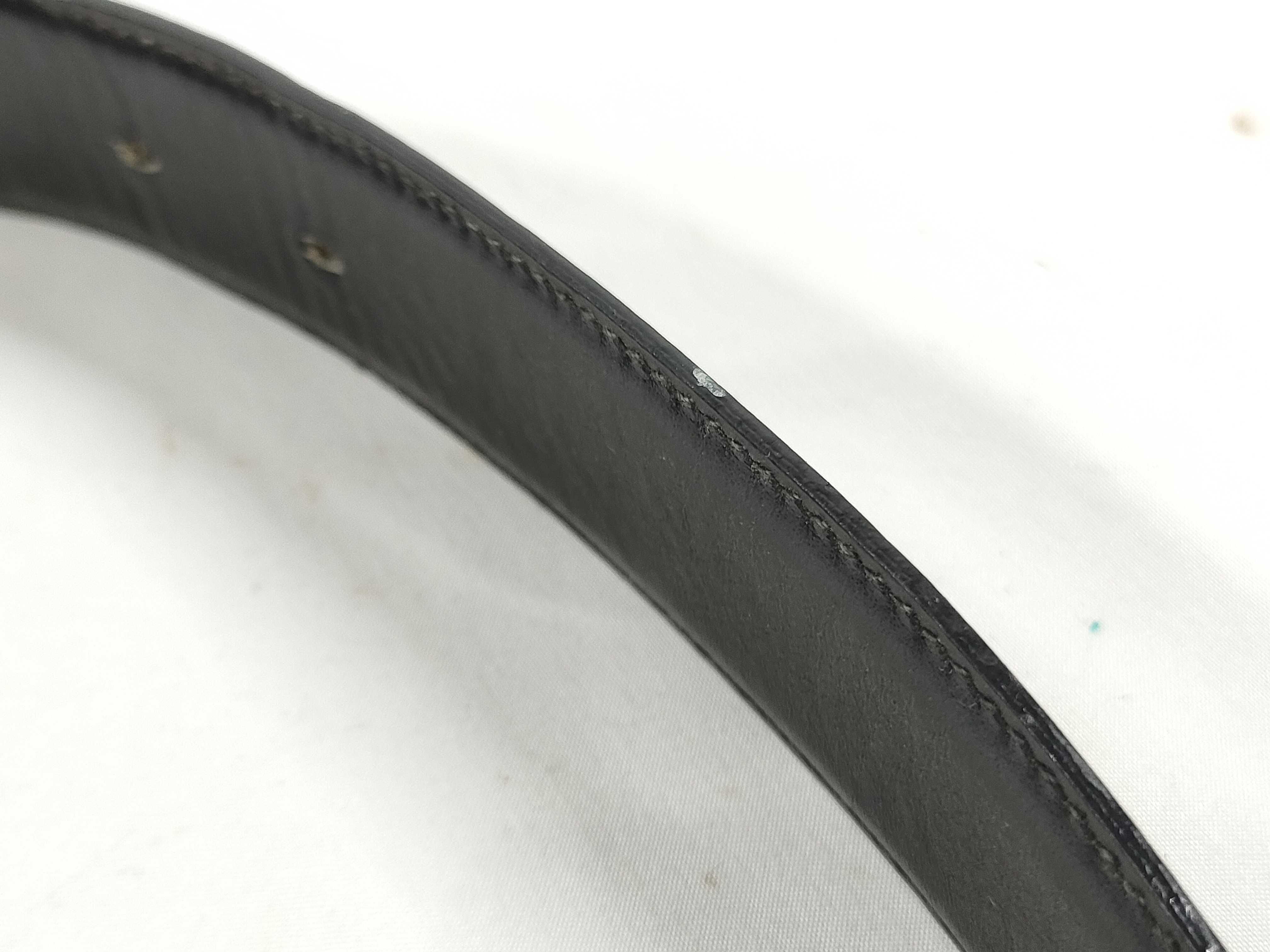 G-buckle reversible leather belt — view 13