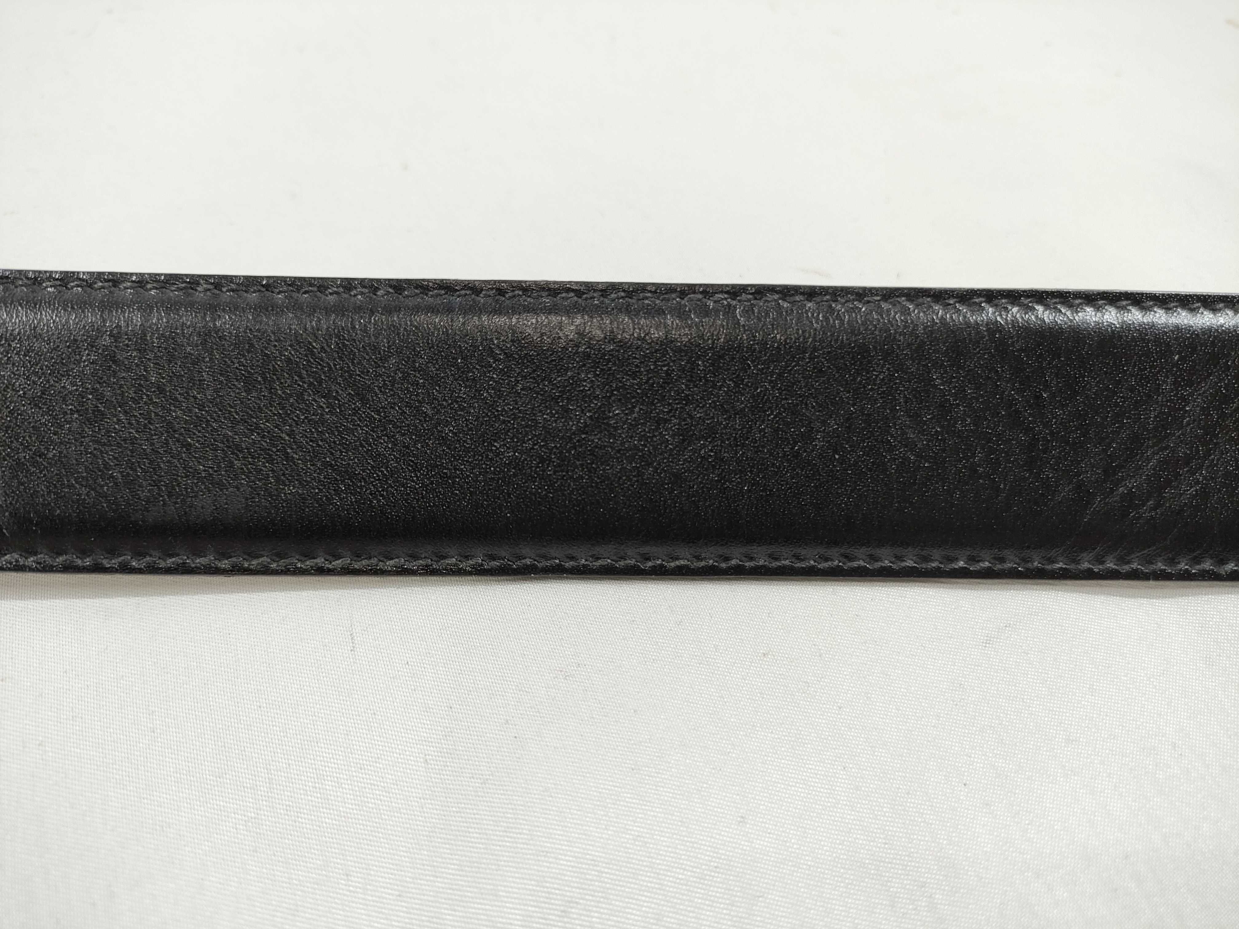 G-buckle reversible leather belt — view 14