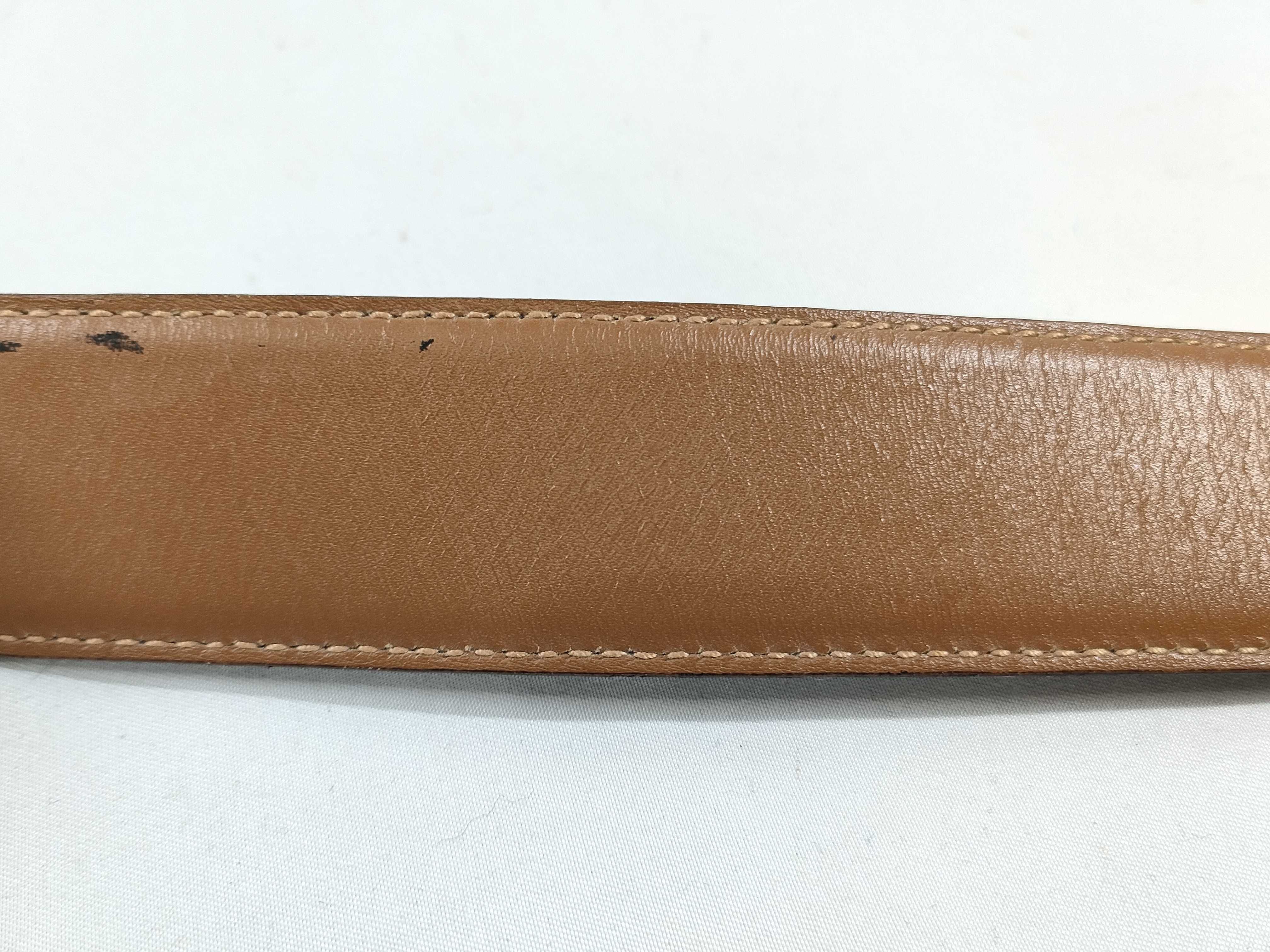 G-buckle reversible leather belt — view 8