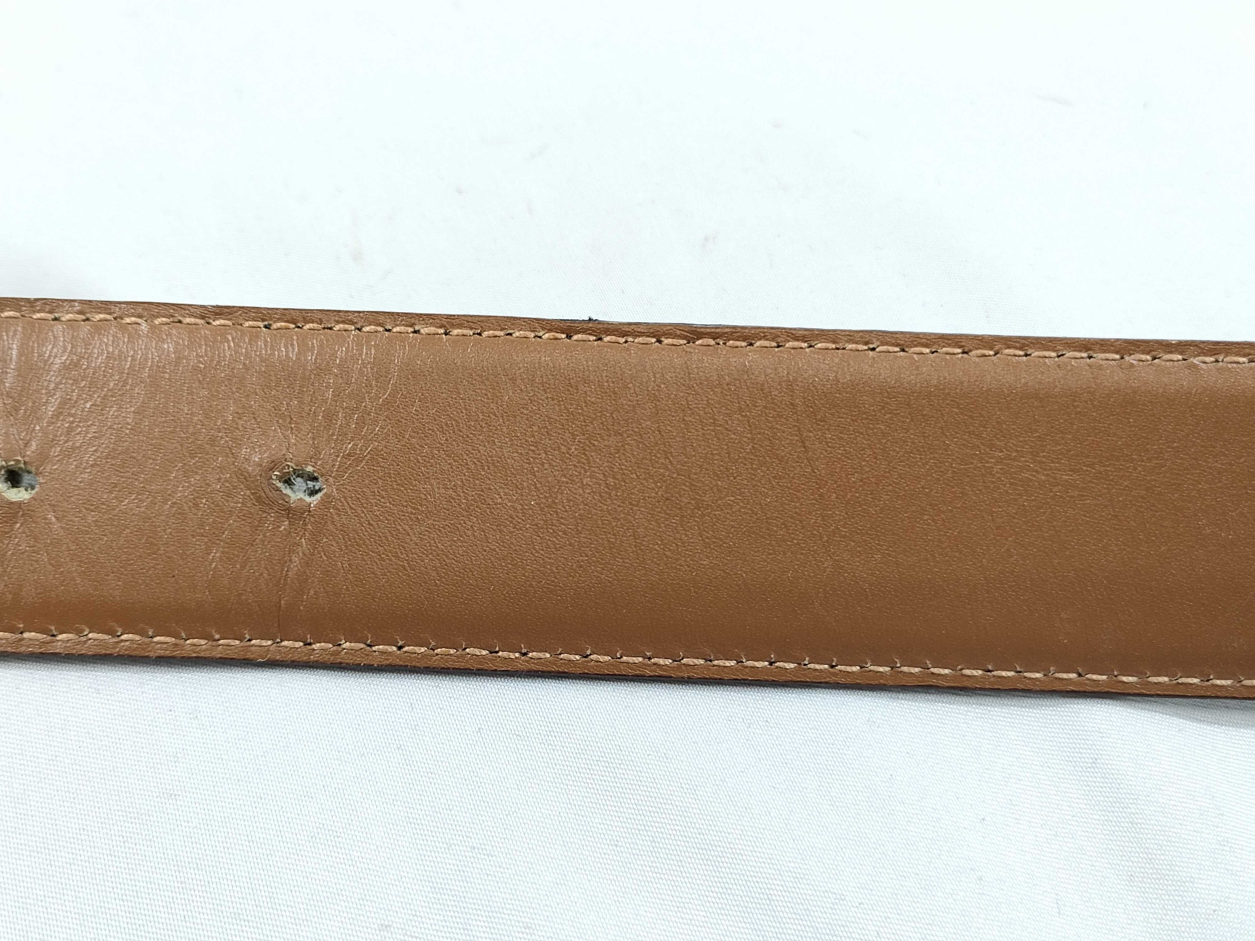 G-buckle reversible leather belt — view 10