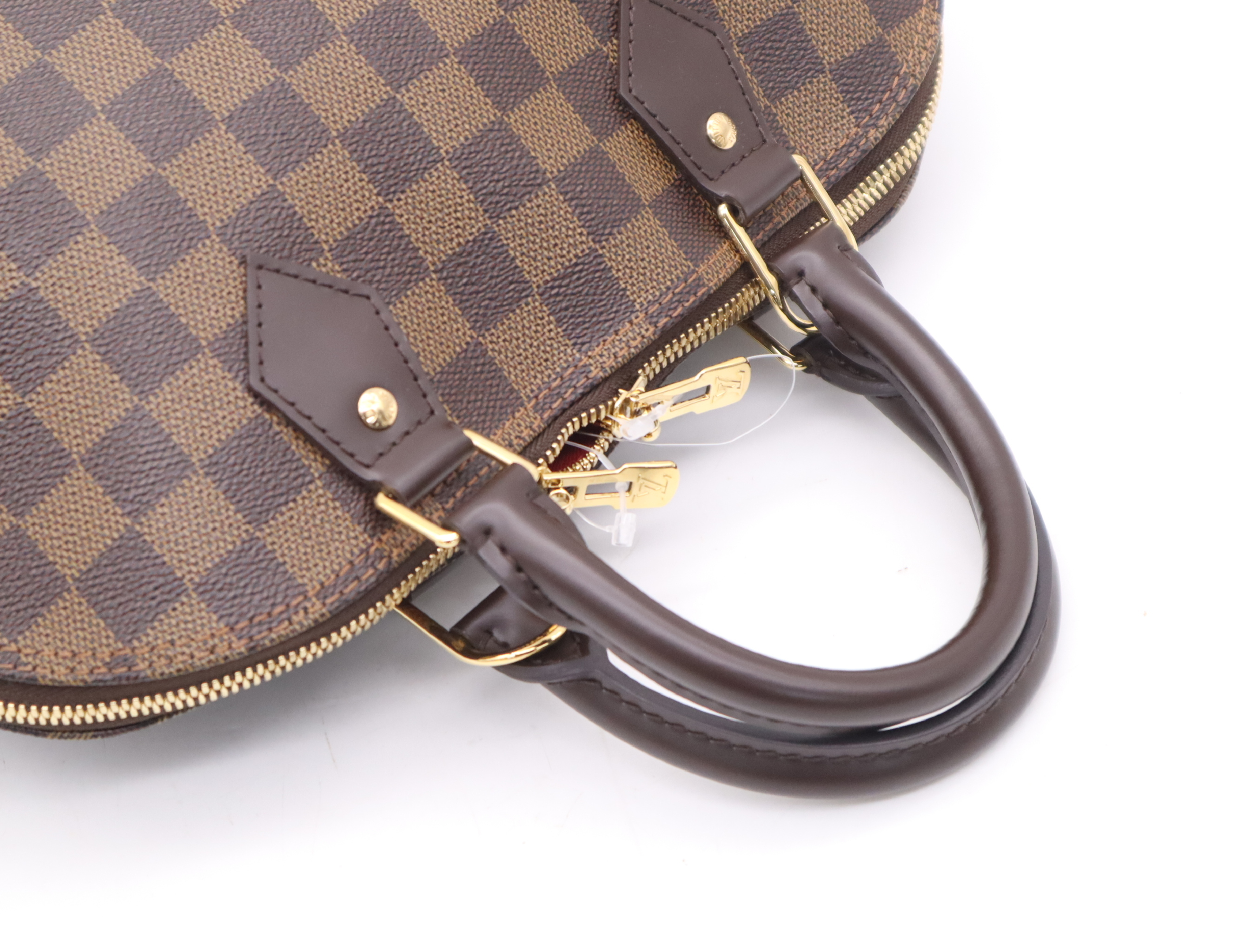 N53151 Damier Alma PM Handbag with padlock, 2 keys, clochette, and dust bag. — view 6