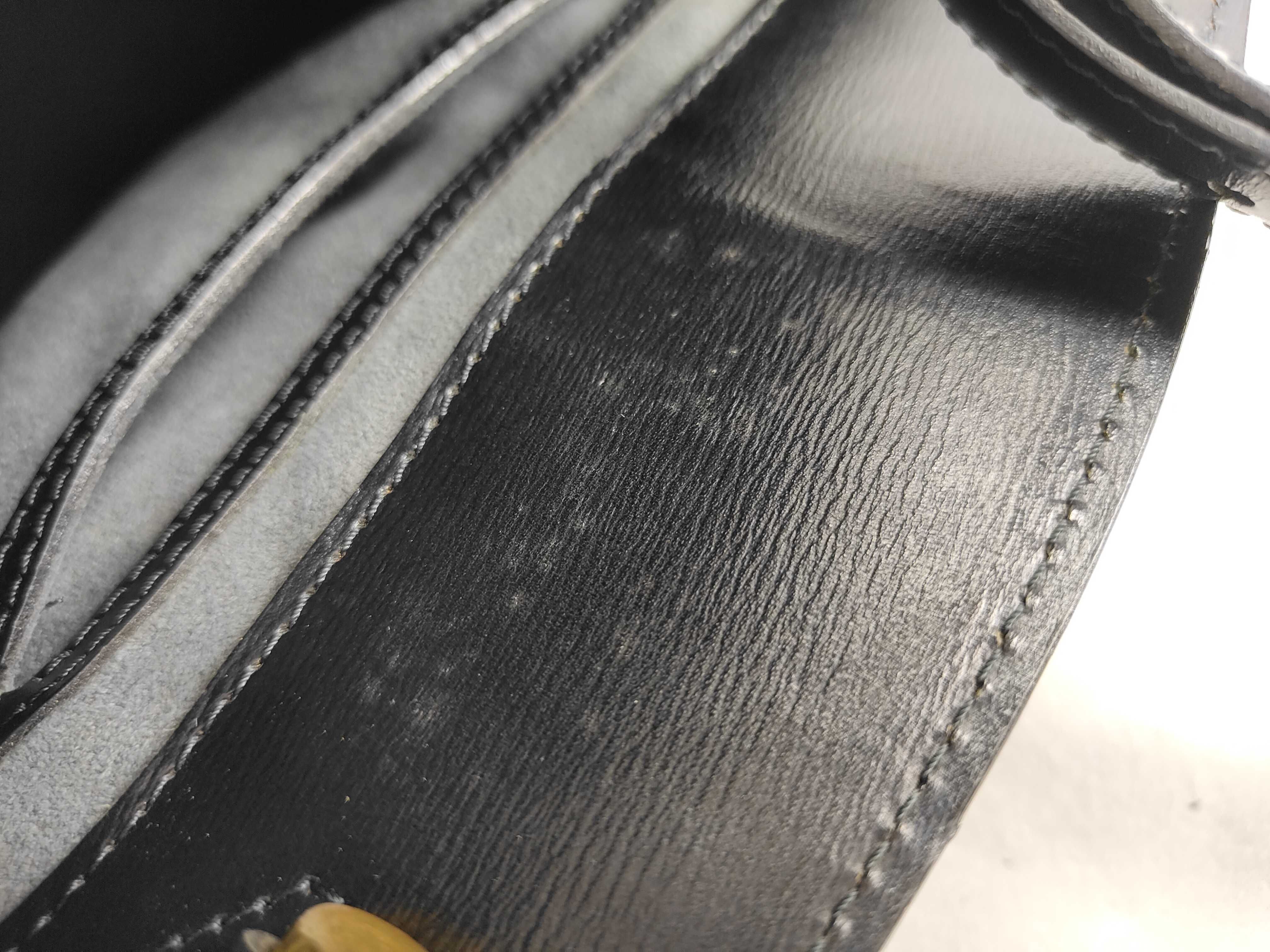 Epi LV Cluny Black Shoulder Bag — view 12