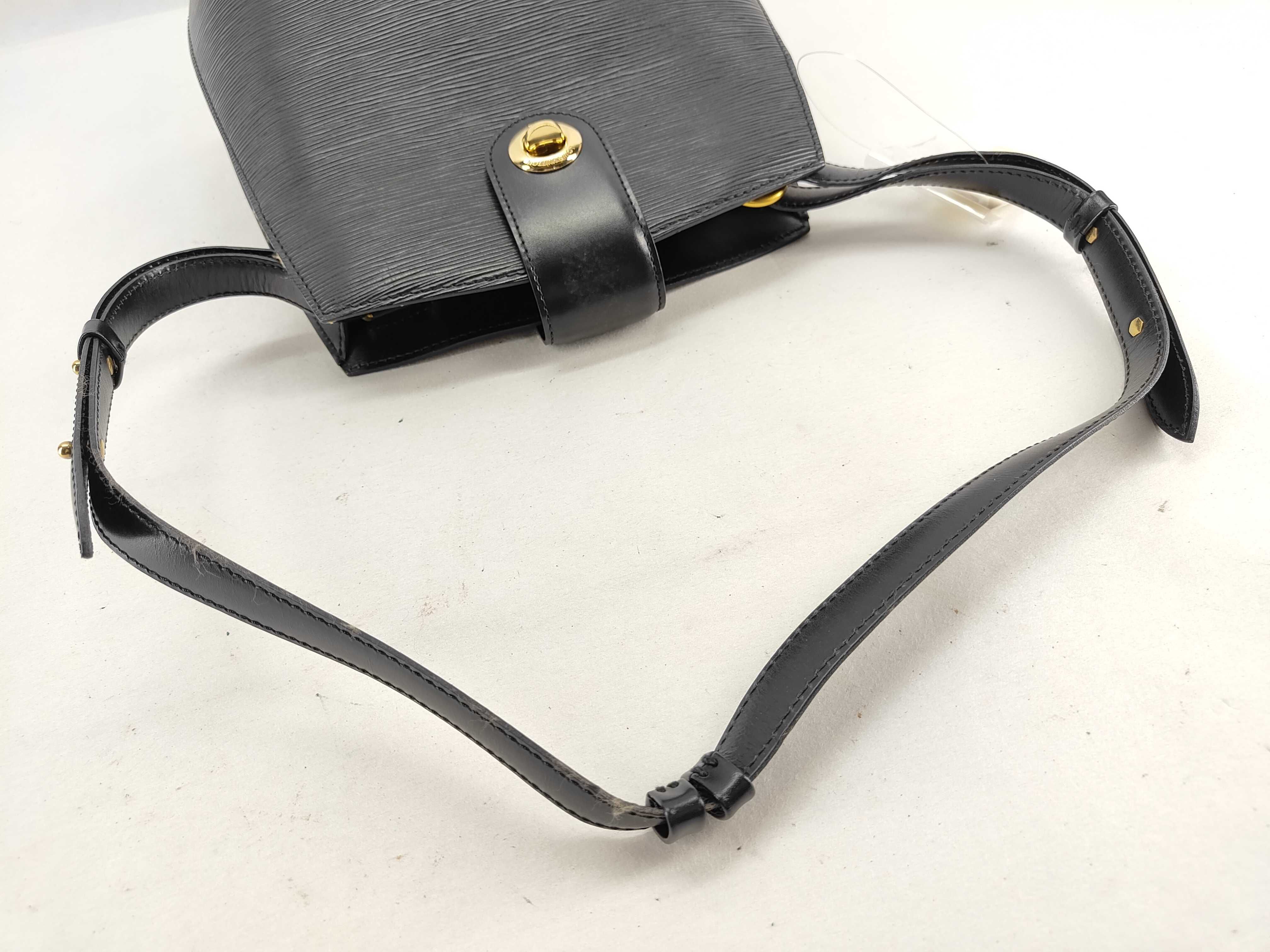 Epi LV Cluny Black Shoulder Bag — view 3