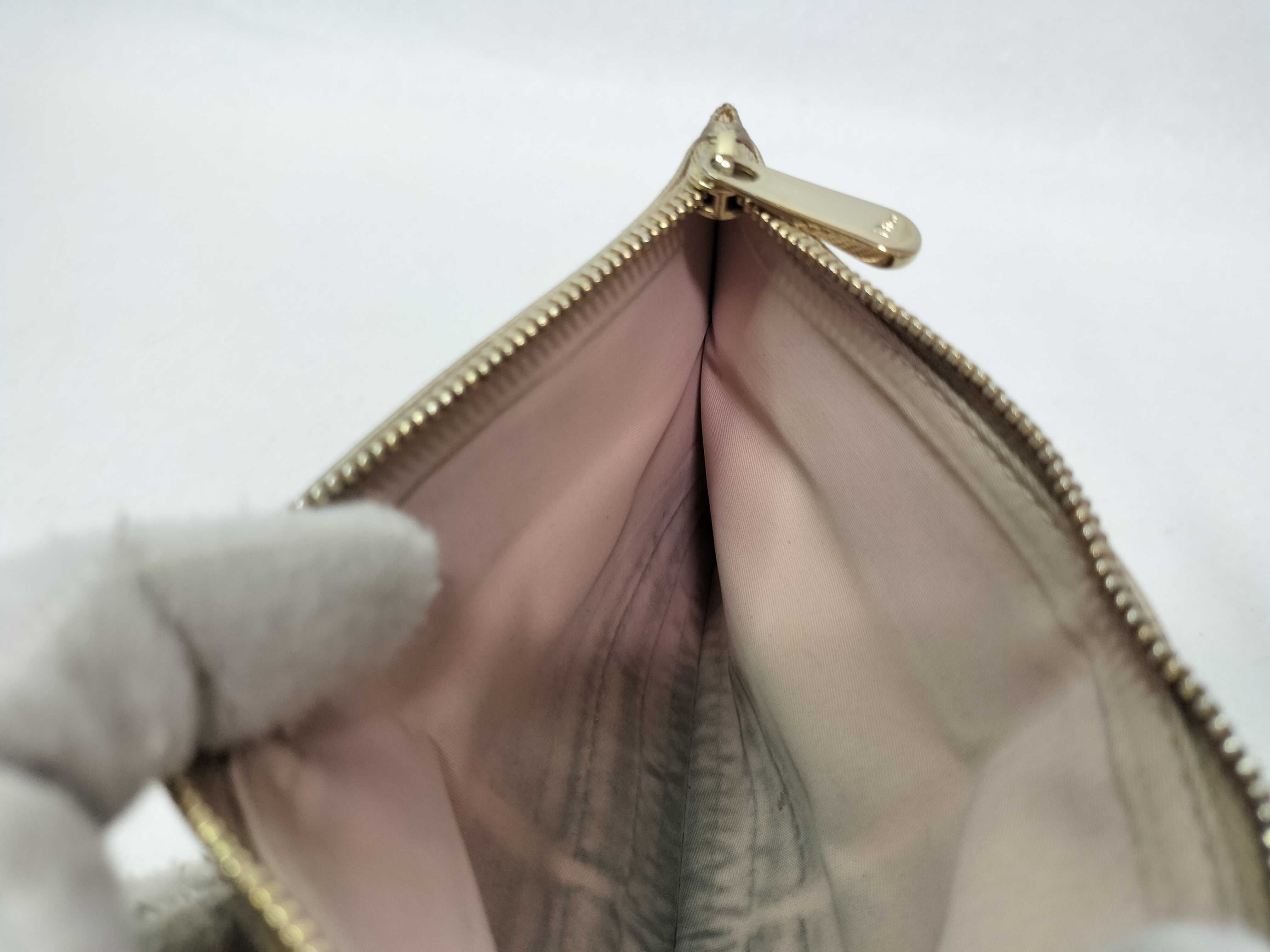 Lady Dior Christian Miss Cannage Leather Chain Shoulder Bag Gold Clutch Bag — view 14