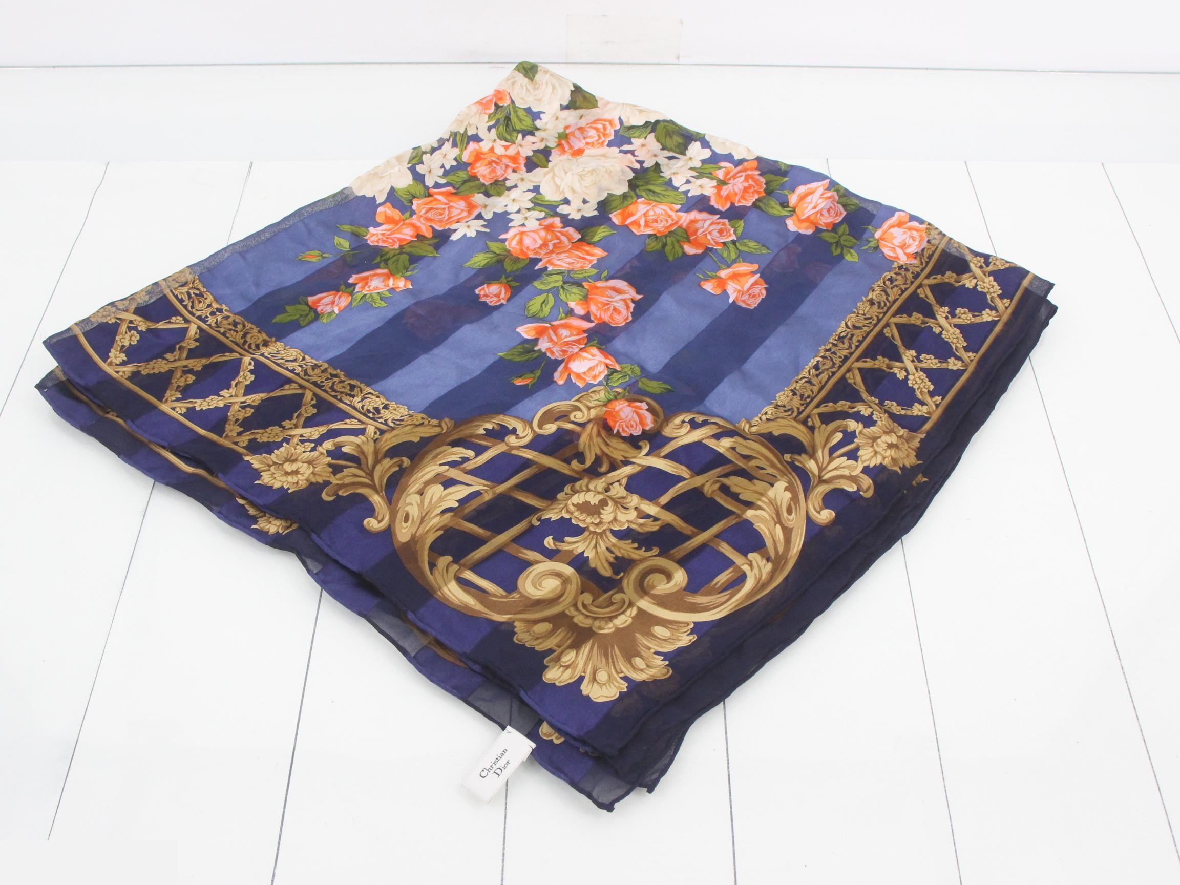 silk scarf, large size — view 2