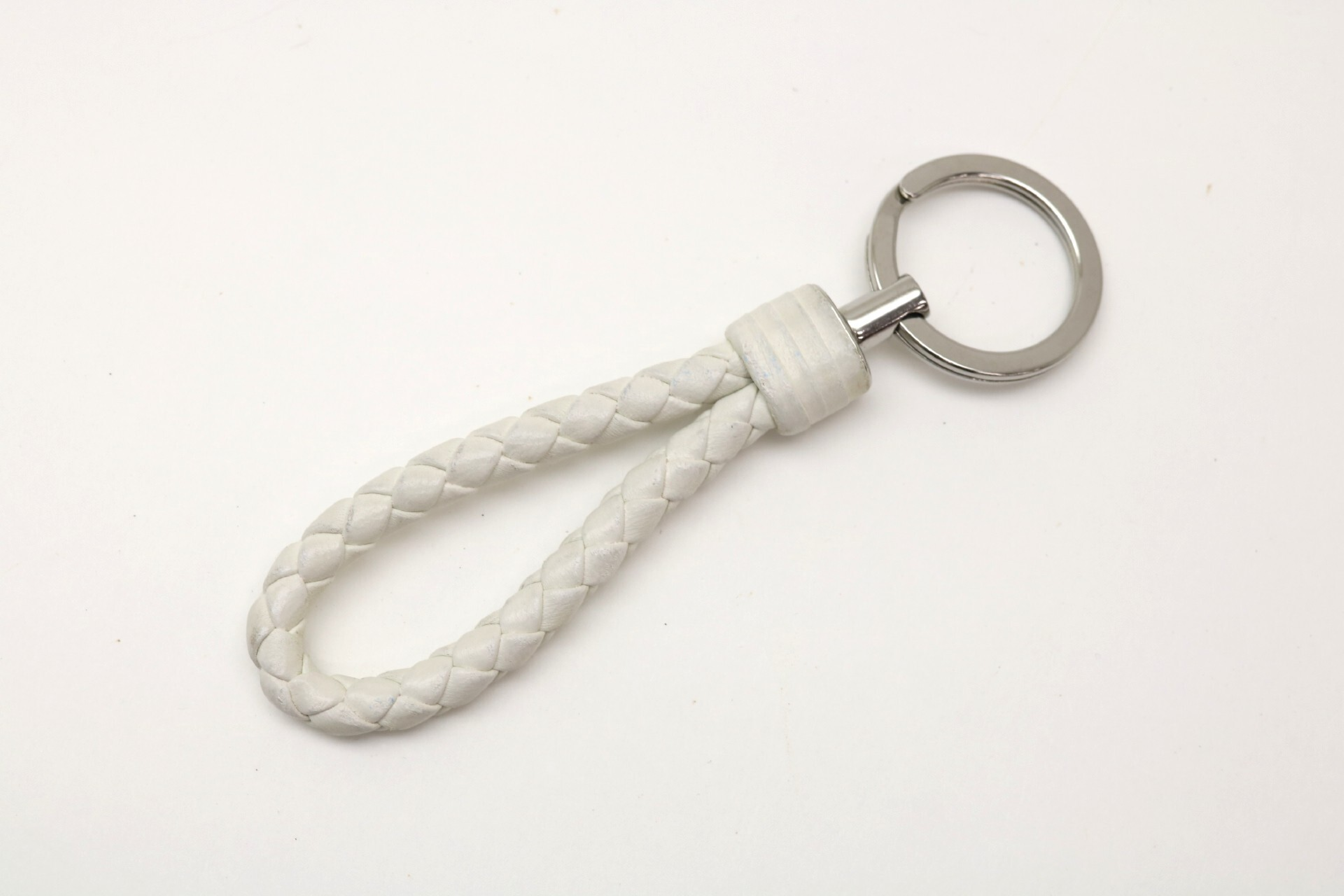 Intrecciato Leather Key Case — view 2