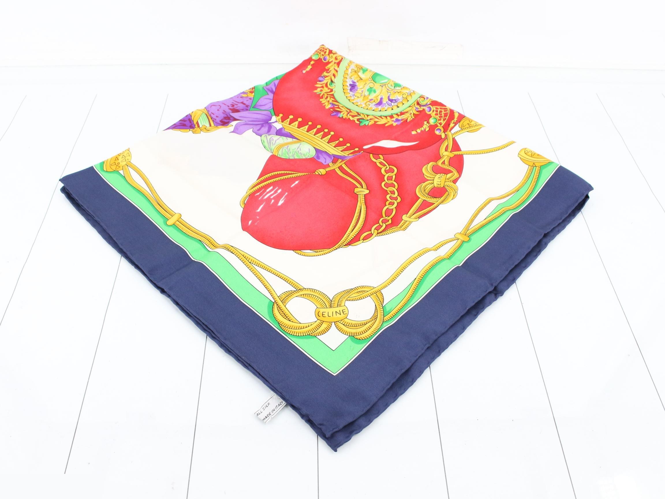 100% Silk Scarf with Tag — view 2