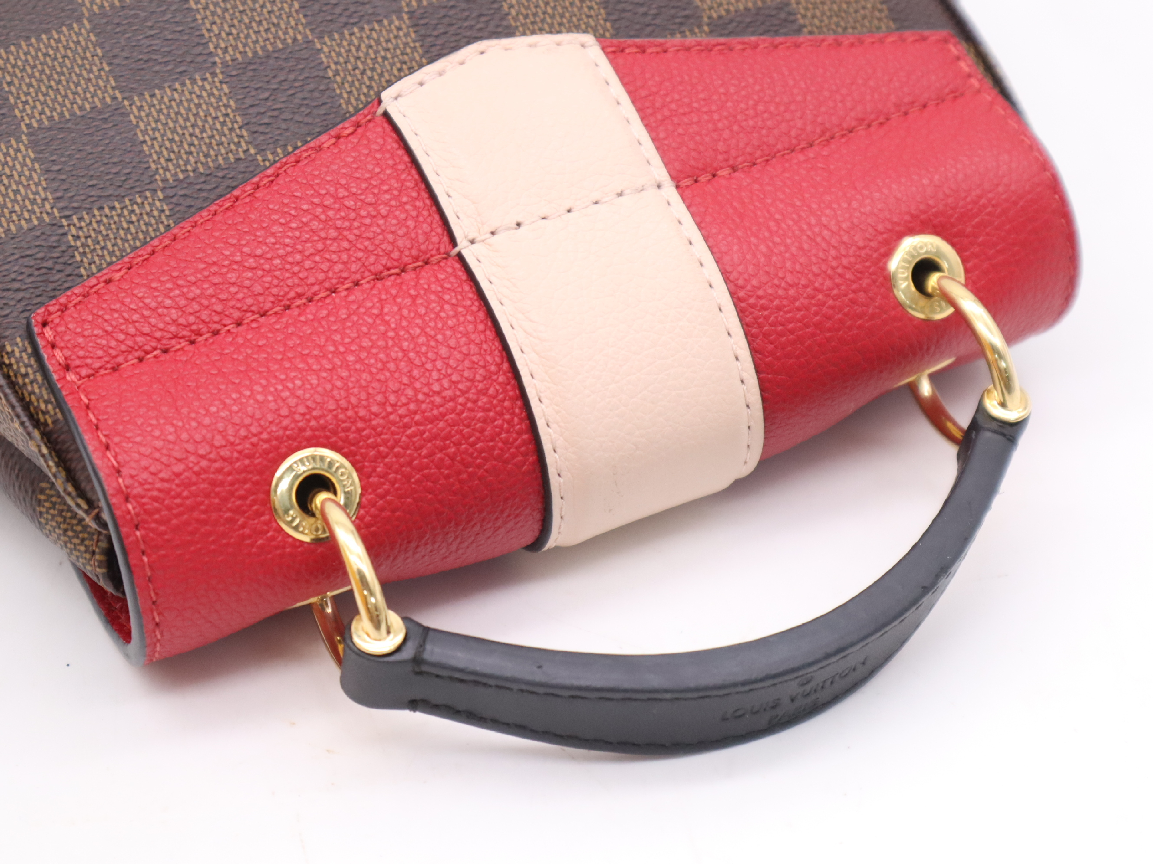 N40104 Damier Crampton Backpack Cerise, with 2 shoulder straps, box, and dust bag. RFID detected. Handbag. — view 6