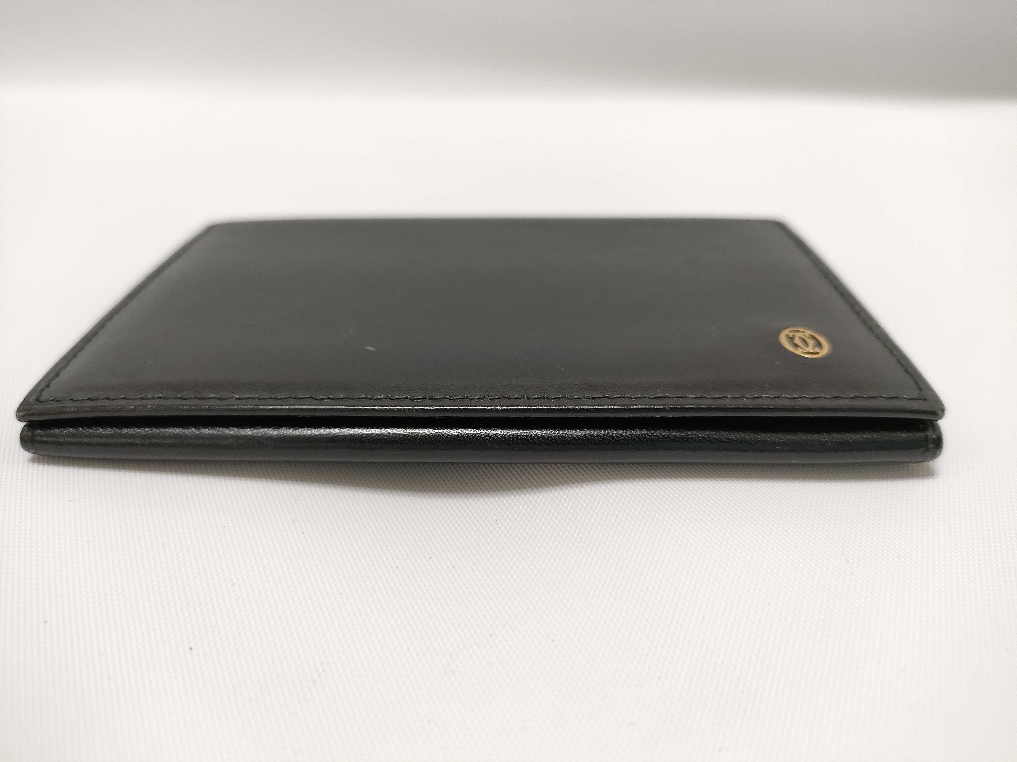 business card holder, black, card case — view 3