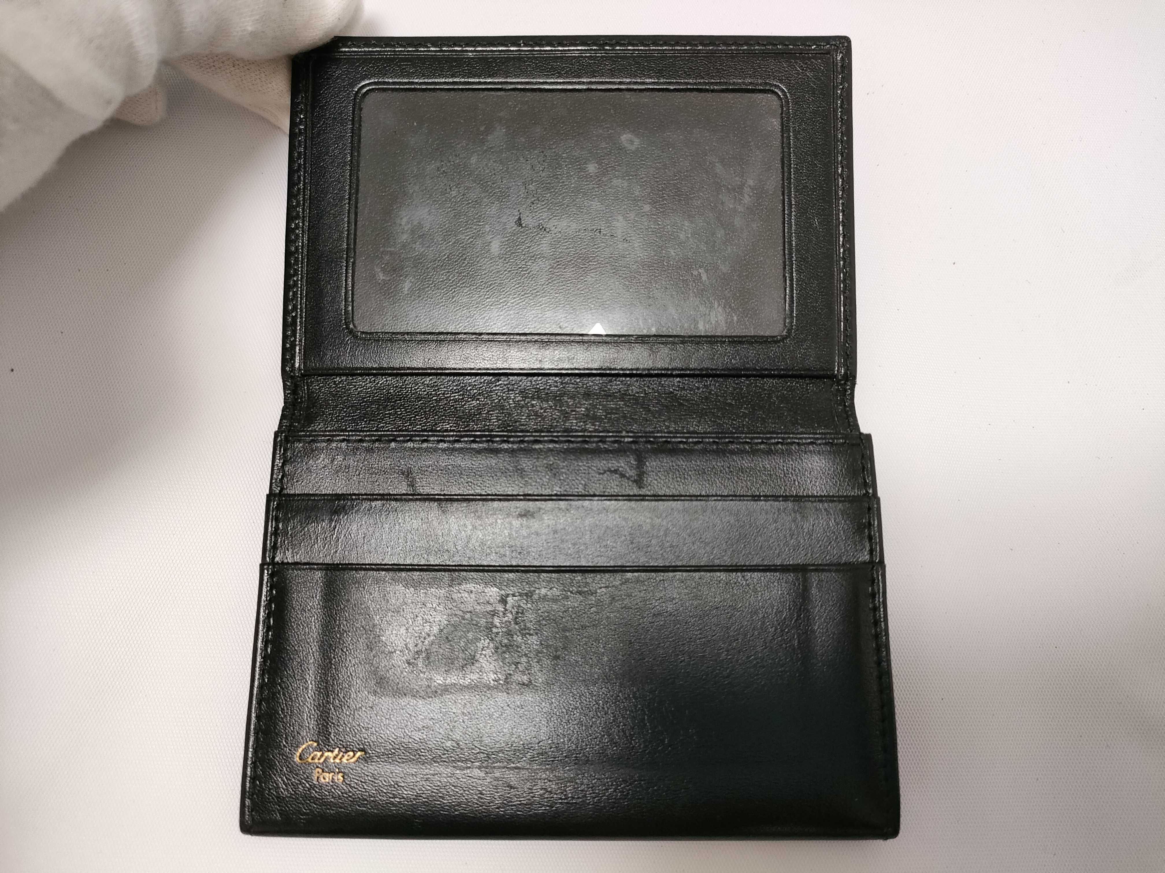 business card holder, black, card case — view 7